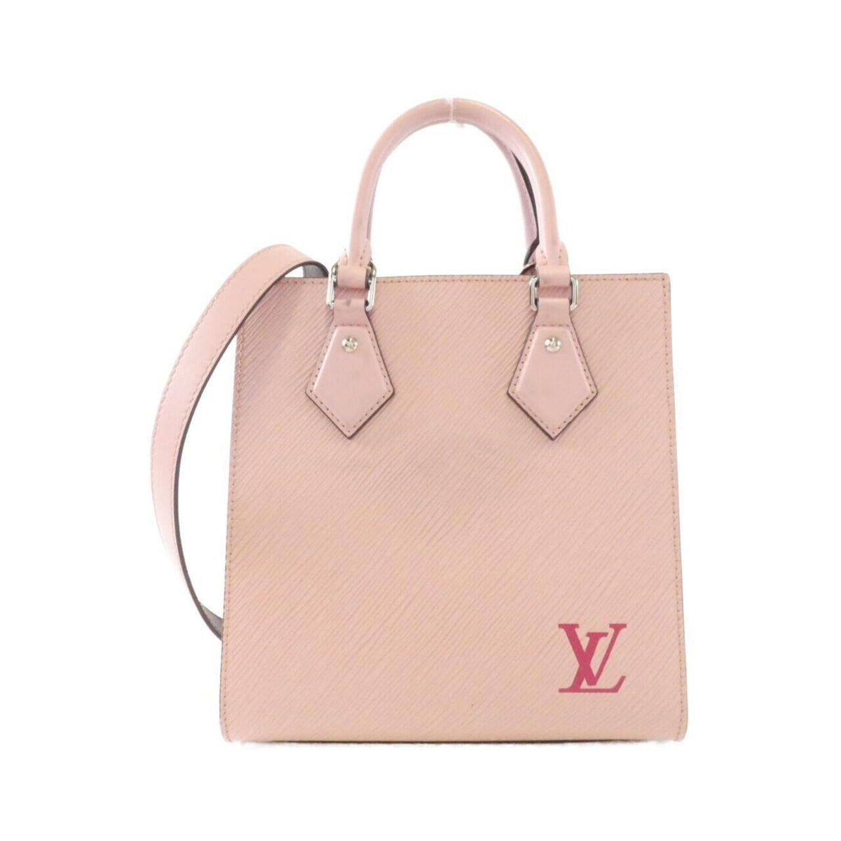 Louis Vuitton Rose Ballerine Leather Handbag (Pre-Owned)