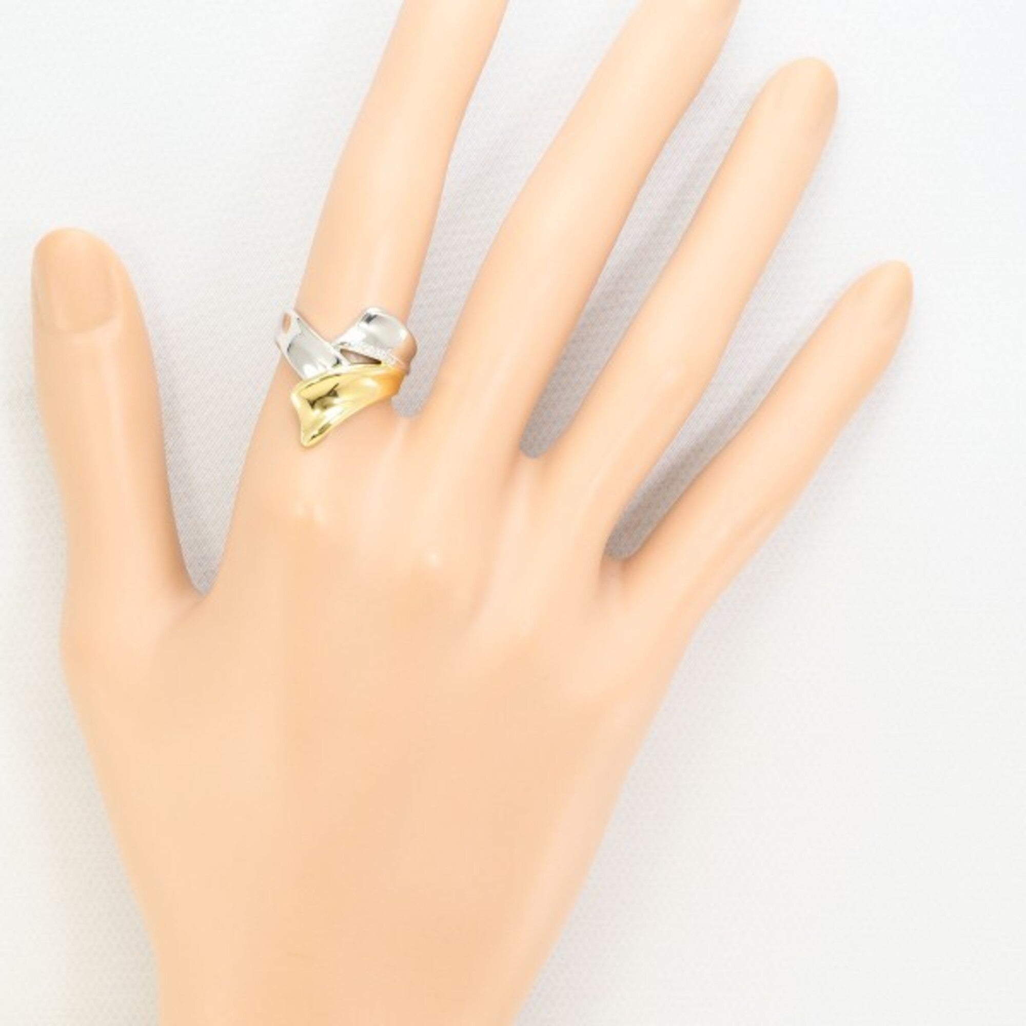 Unbranded Platinum Yellow Gold Yellow Gold (18K) Platinum 850 Band Ring (Pre-Owned)