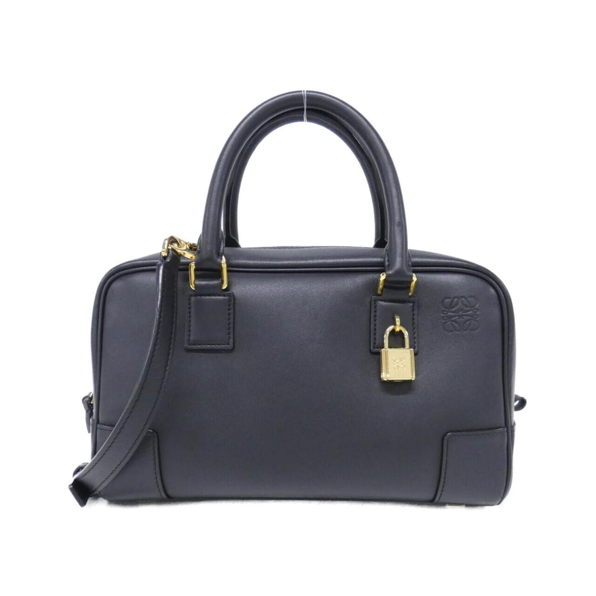 Loewe Black Leather Handbag (Pre-Owned)