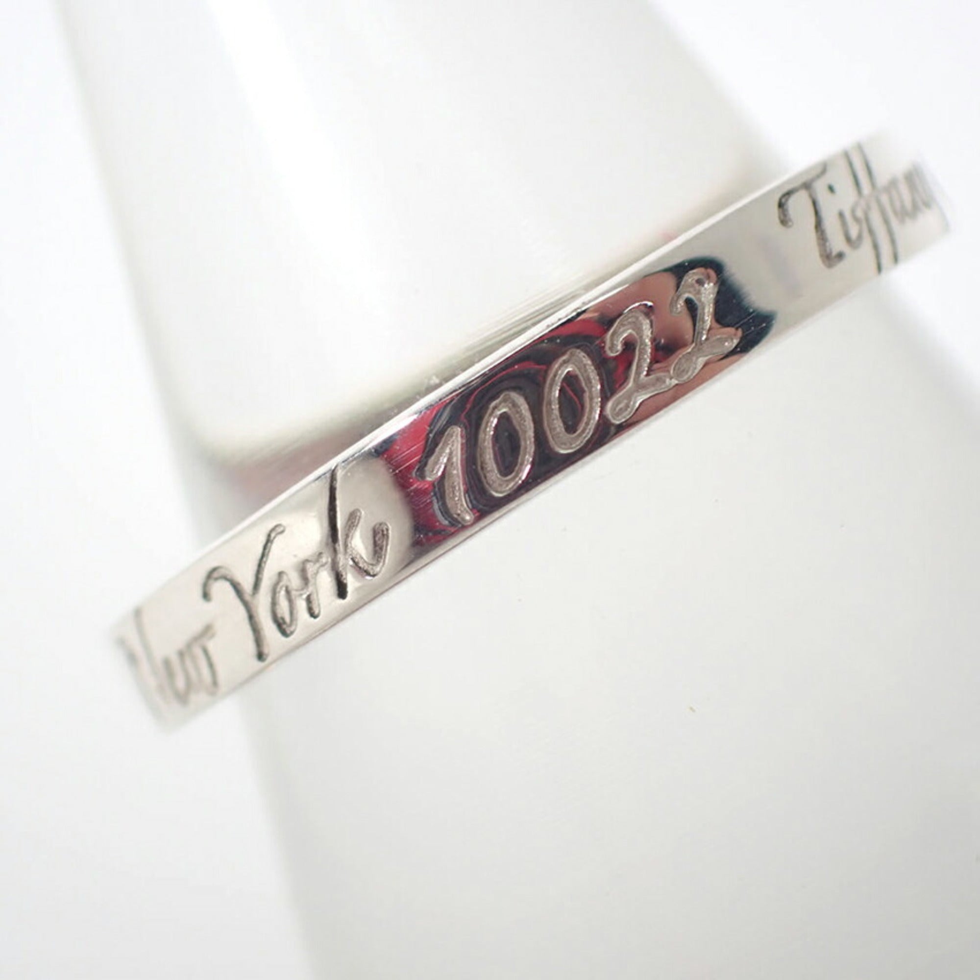 Tiffany Sterling Silver 925 Band Ring (Pre-Owned)