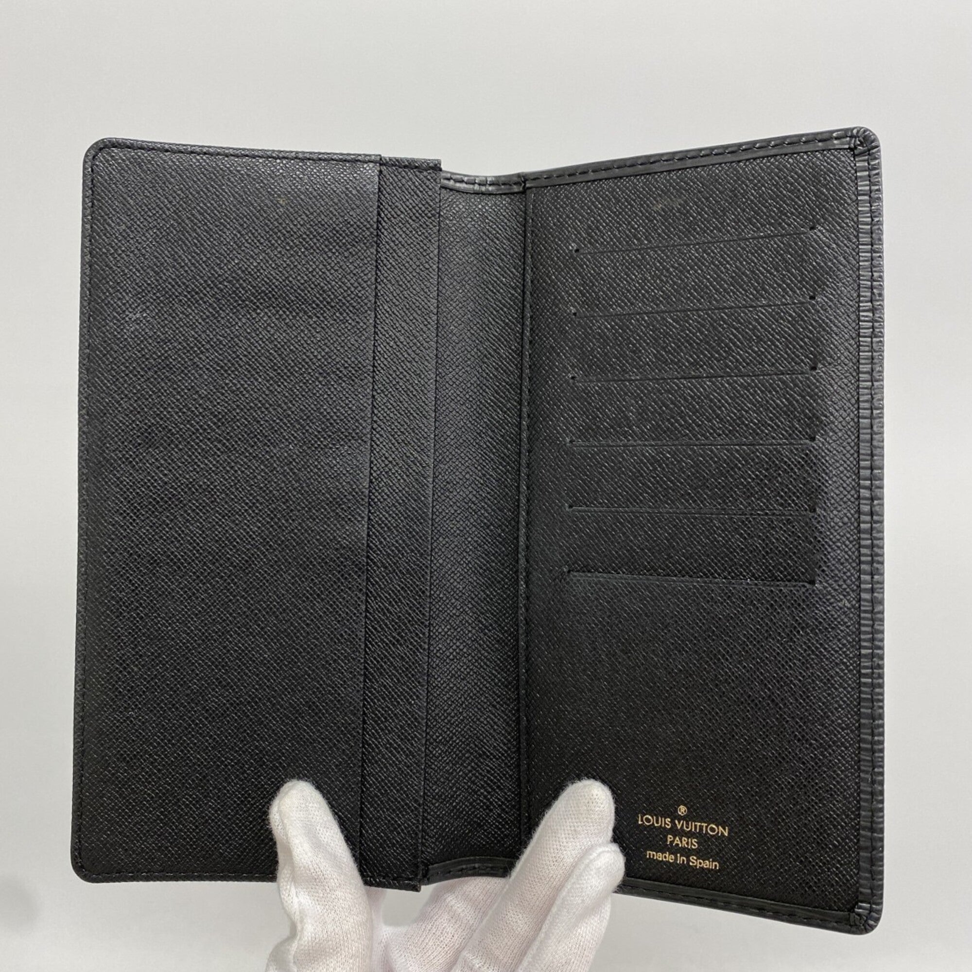 Louis Vuitton Noir Long Bill Wallet (Bi-Fold) (Pre-Owned)
