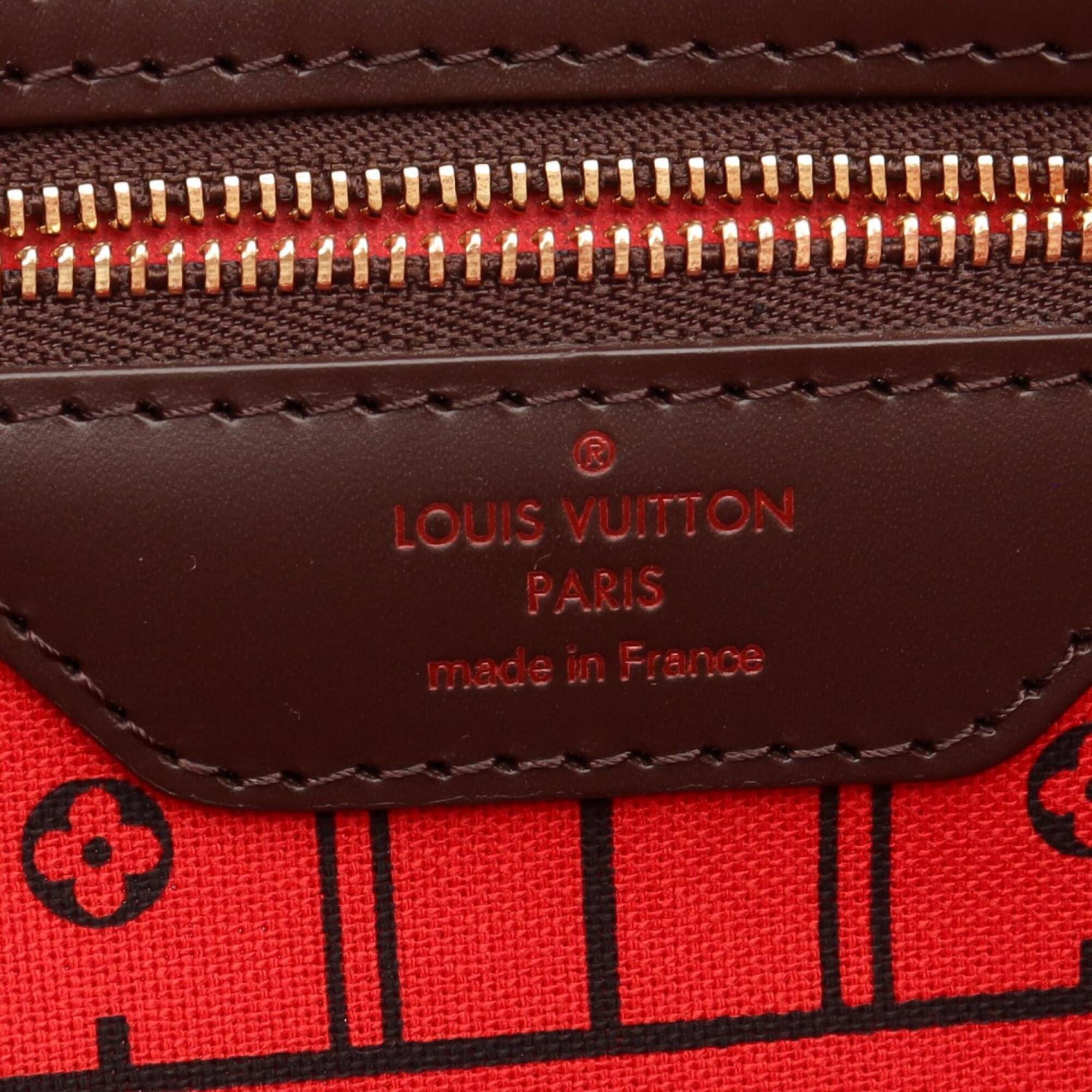 Louis Vuitton Brown Coated Canvas Pvc Leather Handbag Tote Bag (Pre-Owned)