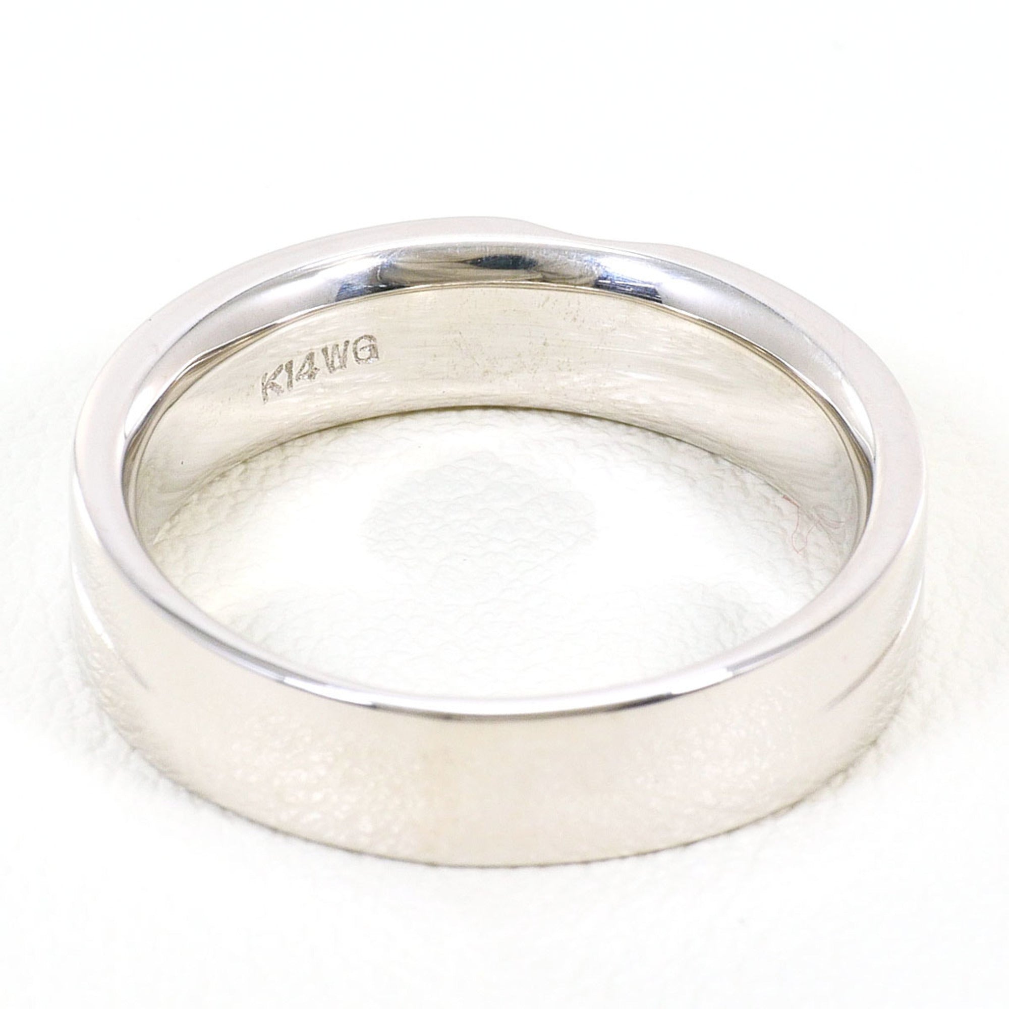 Unbranded White Gold White Gold (14K) Band Ring (Pre-Owned)