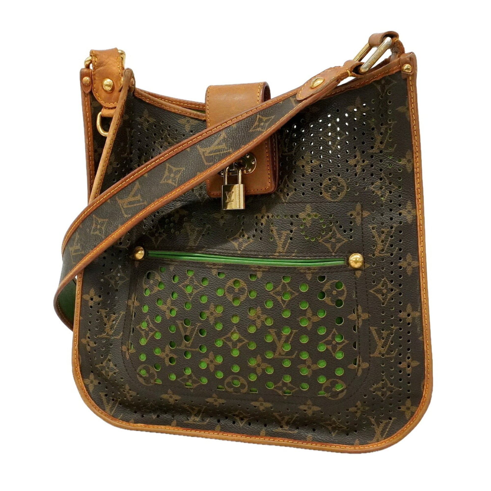 Louis Vuitton Vert Shoulder Bag (Pre-Owned)