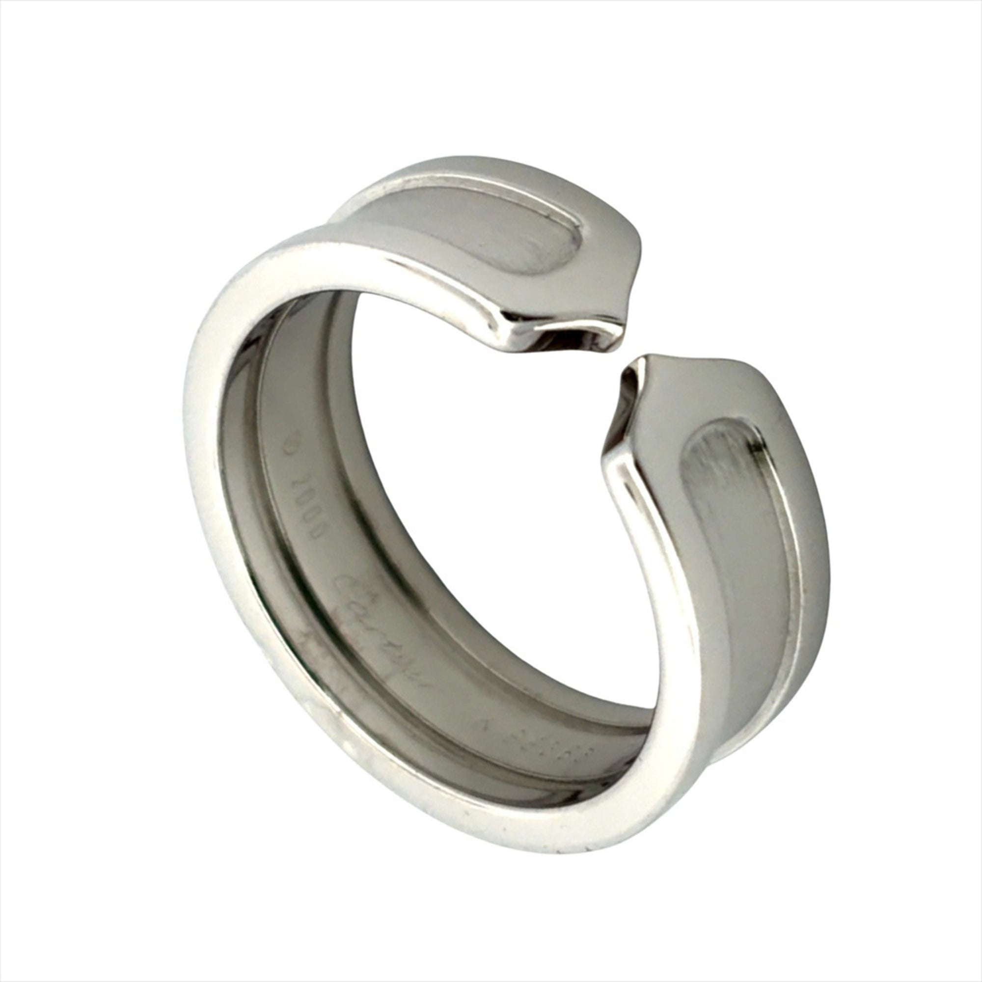 Cartier White Gold White Gold (18K) Band Ring (Pre-Owned)