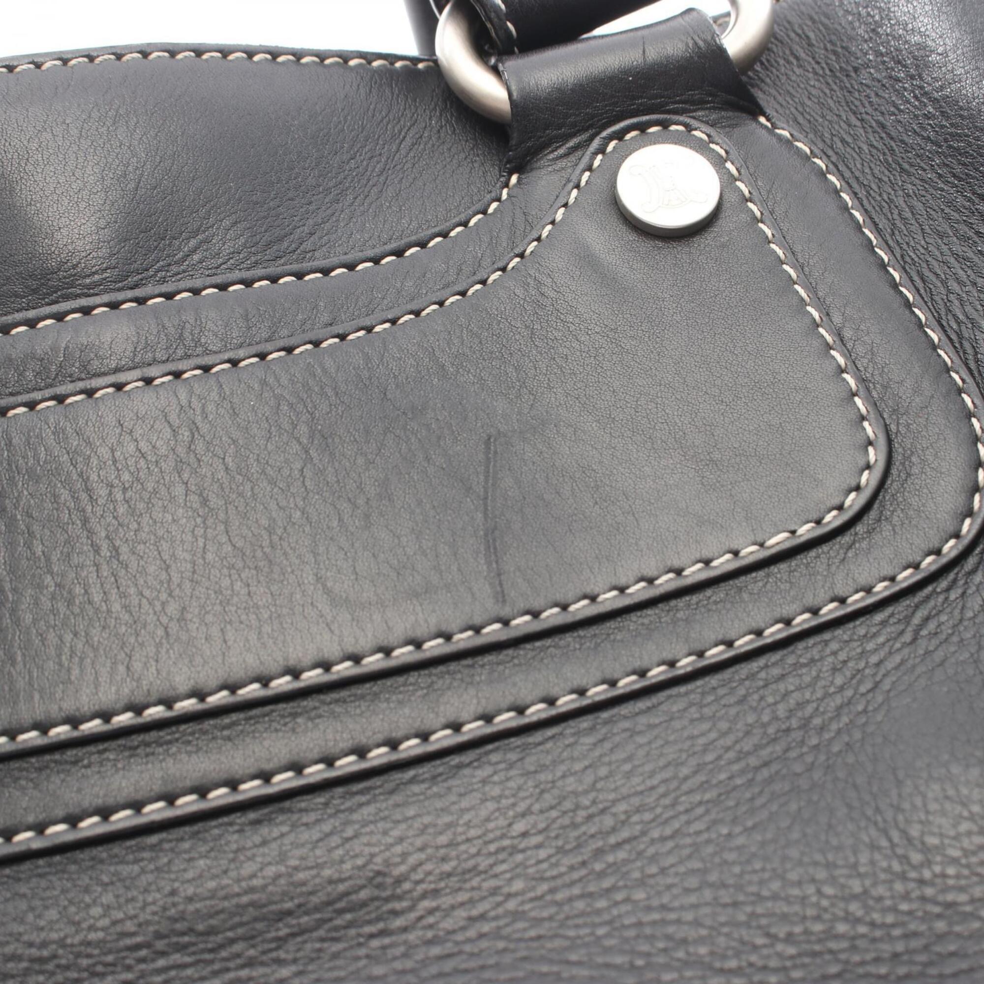 Celine Black Leather Handbag (Pre-Owned)