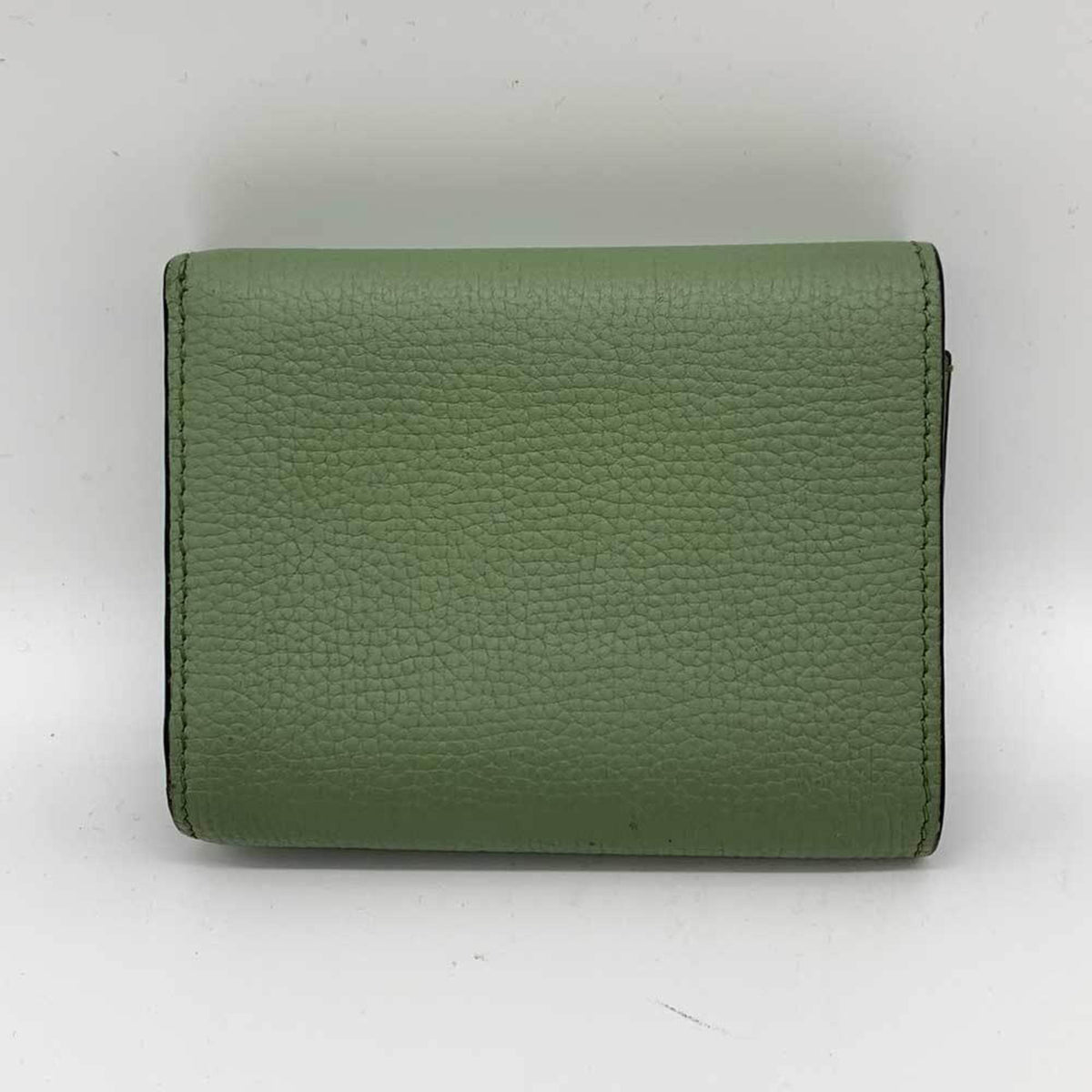 Loewe Green Leather Wallet (Bi-Fold) (Pre-Owned)