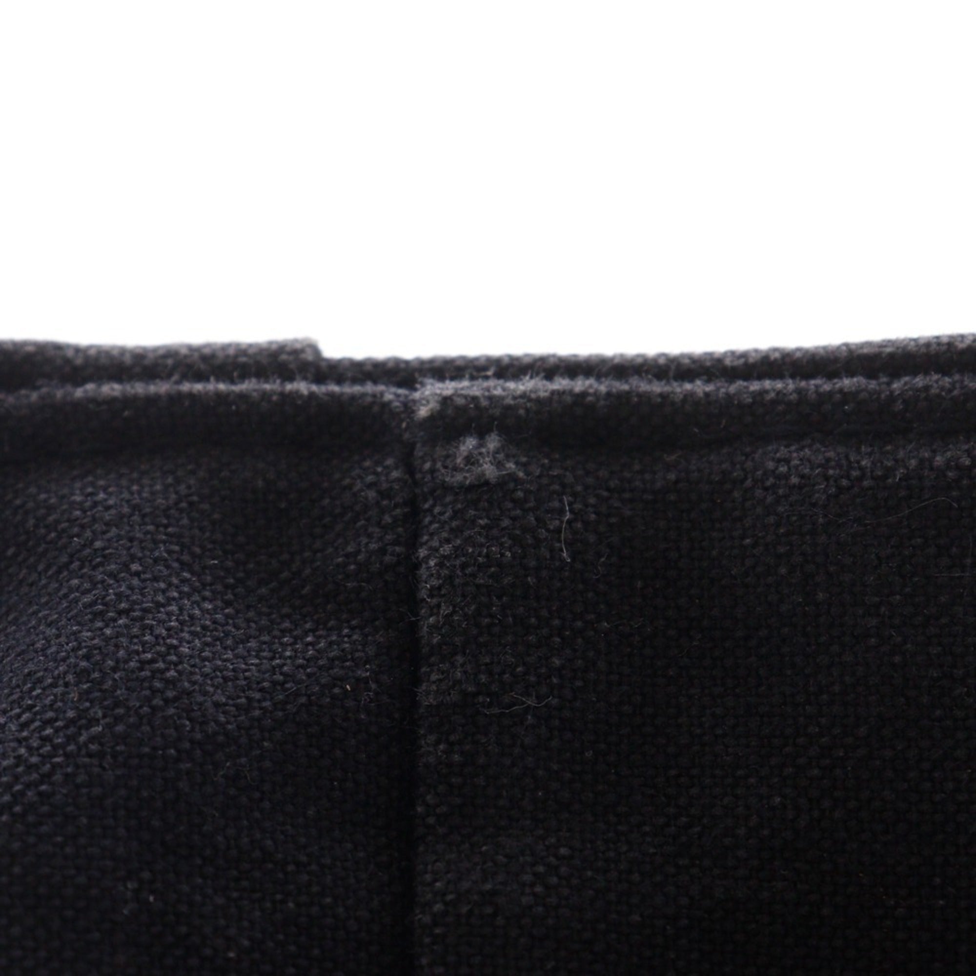 Chanel Black Canvas Shoulder Bag (Pre-Owned)