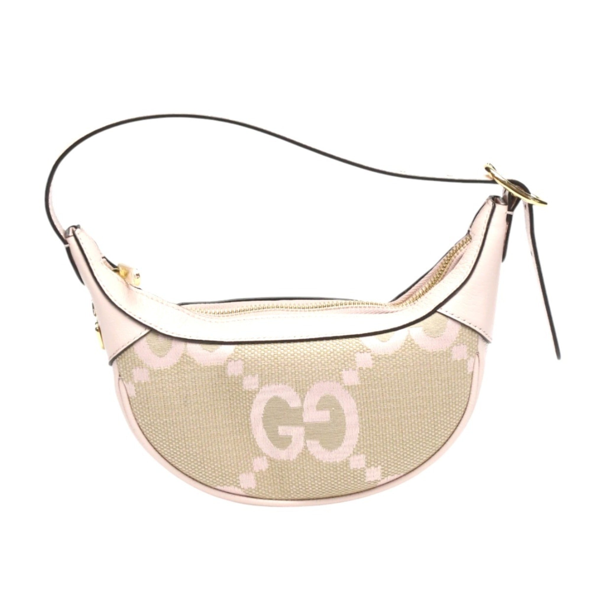 Gucci Pink Gg Canvas Handbag (Pre-Owned)