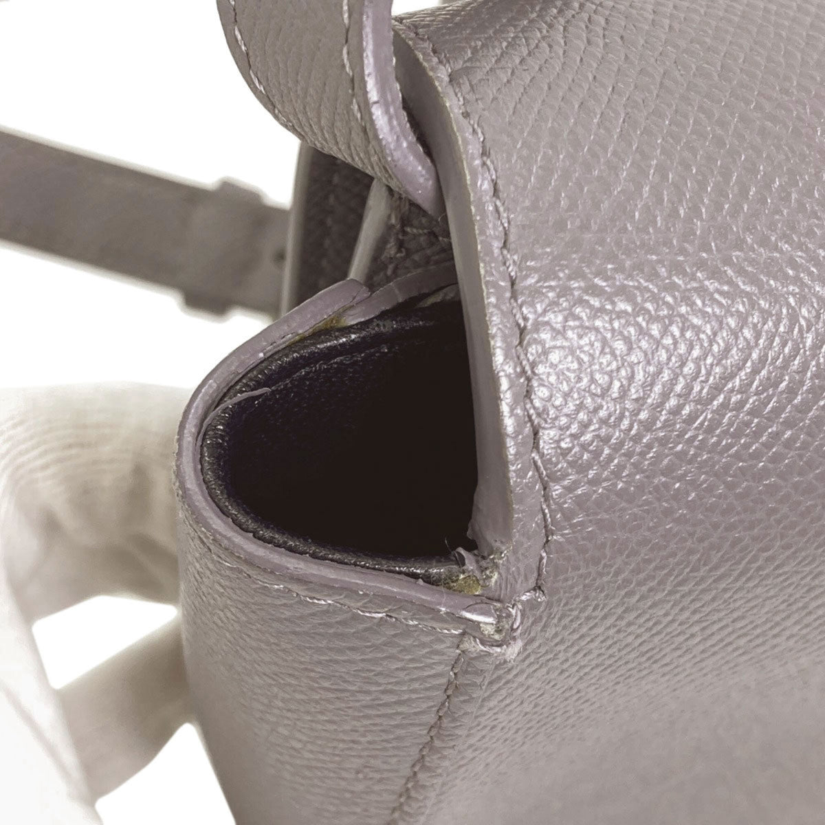 Balenciaga Gray Leather Shoulder Bag (Pre-Owned)