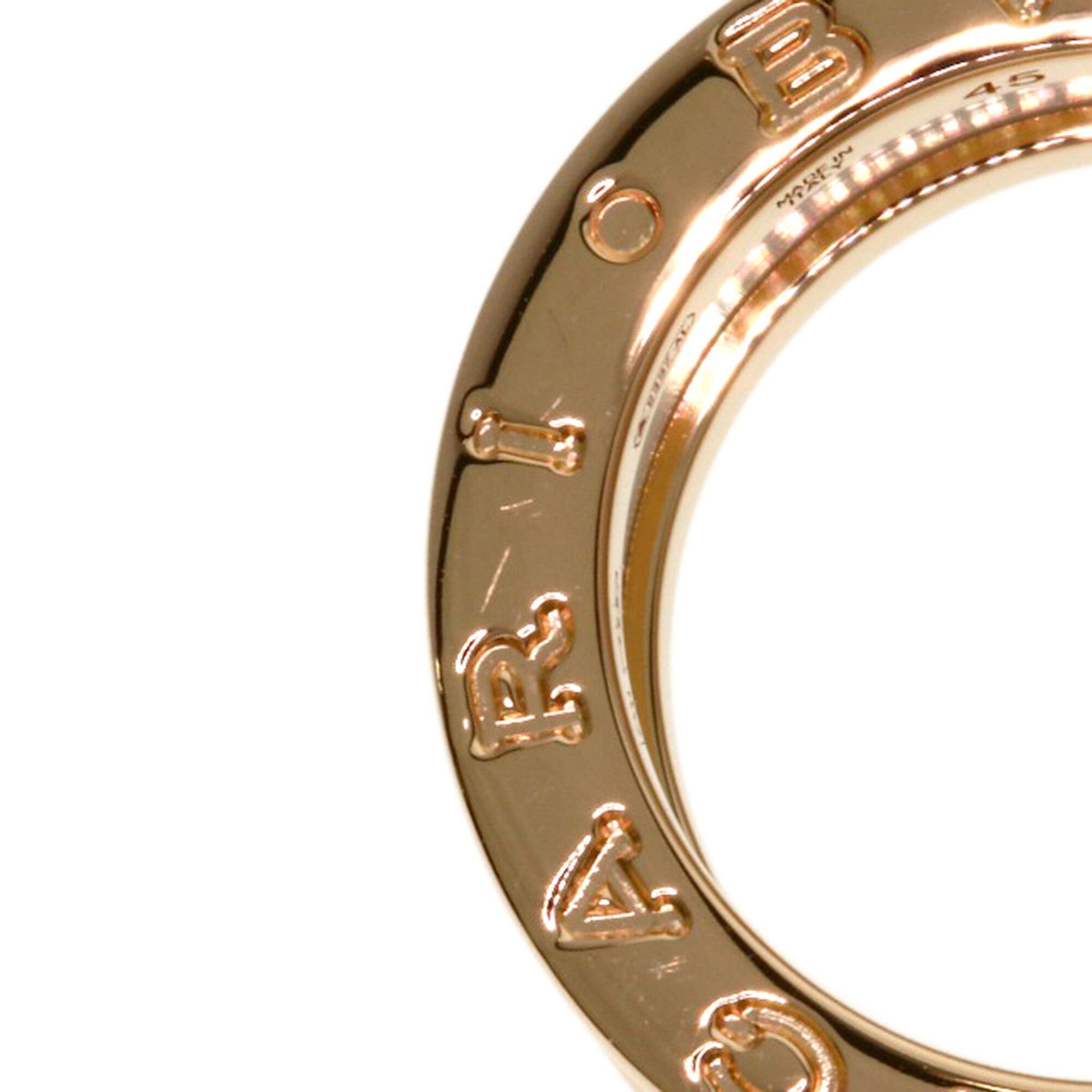 Bvlgari B.Zero1 Pink Gold (18K) Ceramic Band Ring (Pre-Owned)