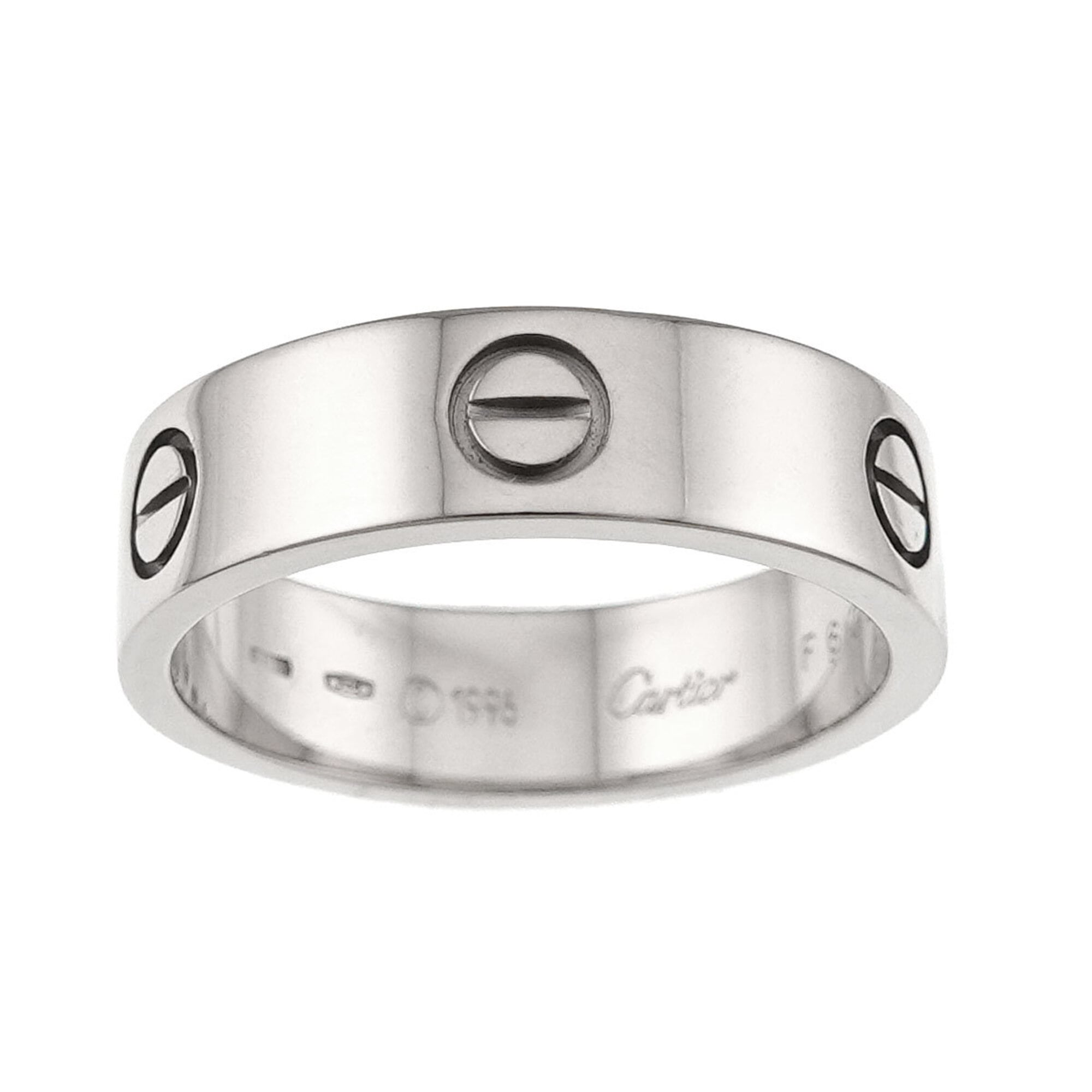 Cartier White Gold (18K) Band Ring (Pre-Owned)