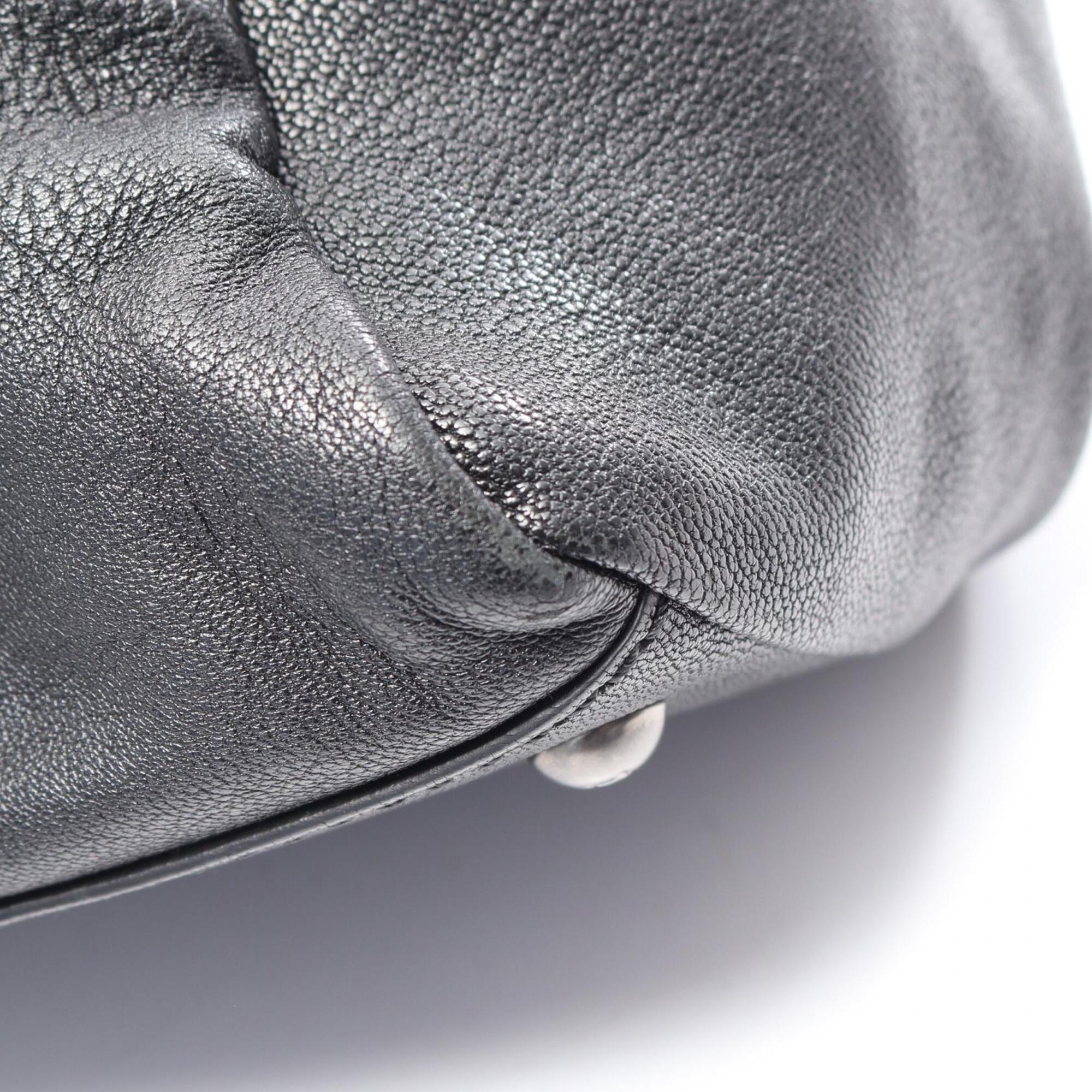 Fendi Black Leather Handbag (Pre-Owned)