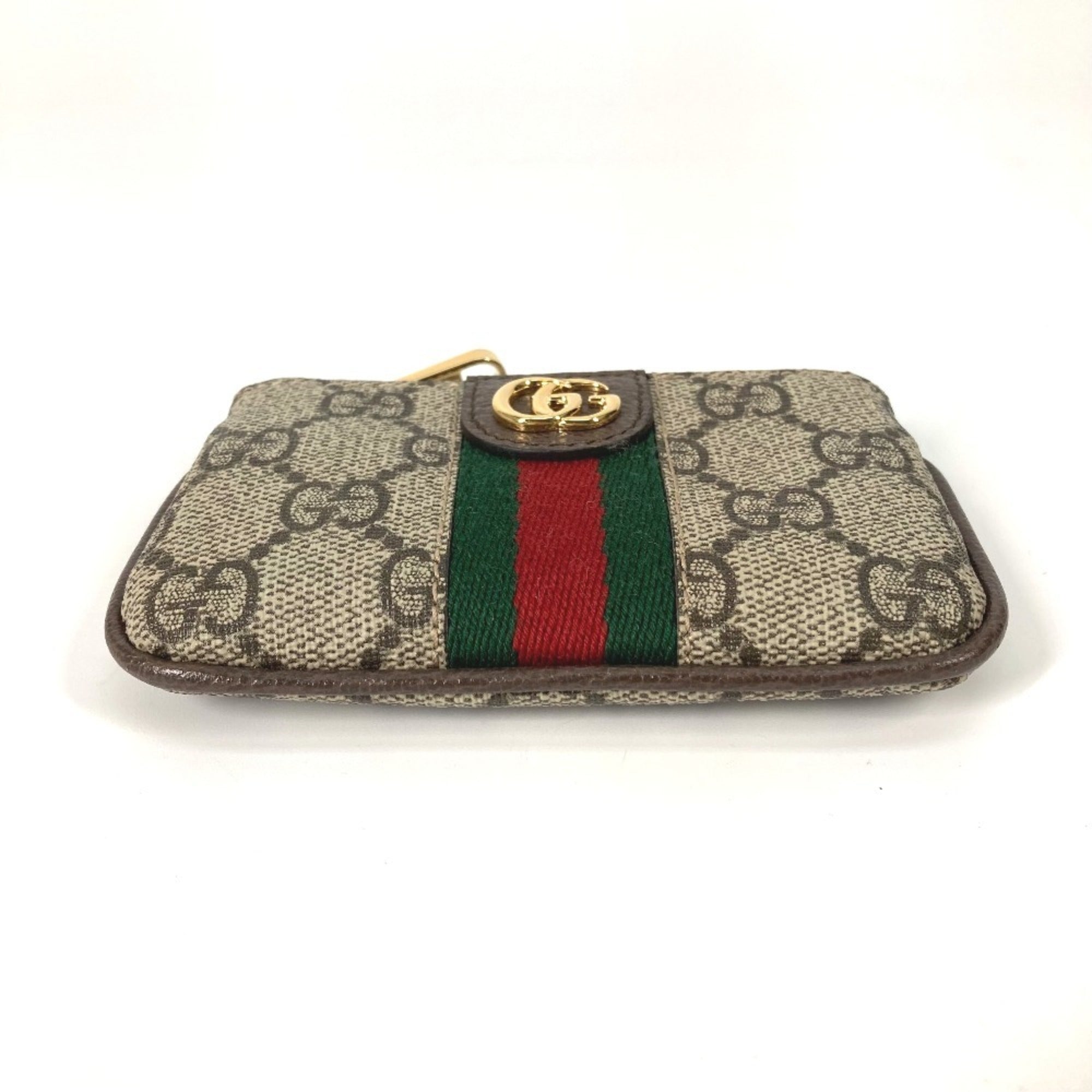 Gucci Beige Gg Supreme Coin Purse/Coin Case (Pre-Owned)