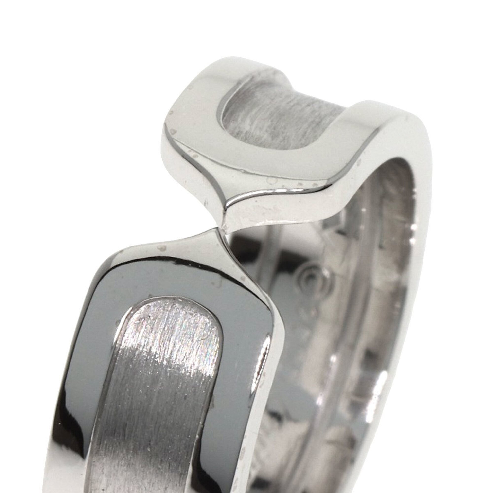 Cartier C2 White Gold (18K) Band Ring (Pre-Owned)