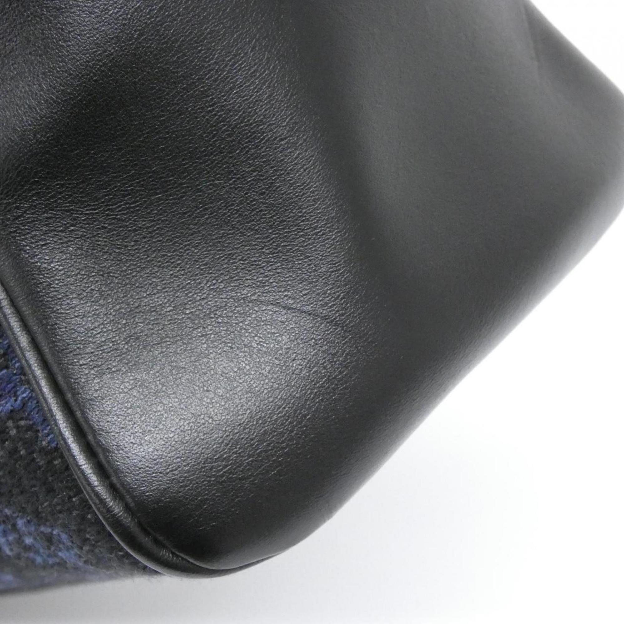 Louis Vuitton Blue Cobalt Jacquard Leather Handbag (Pre-Owned)