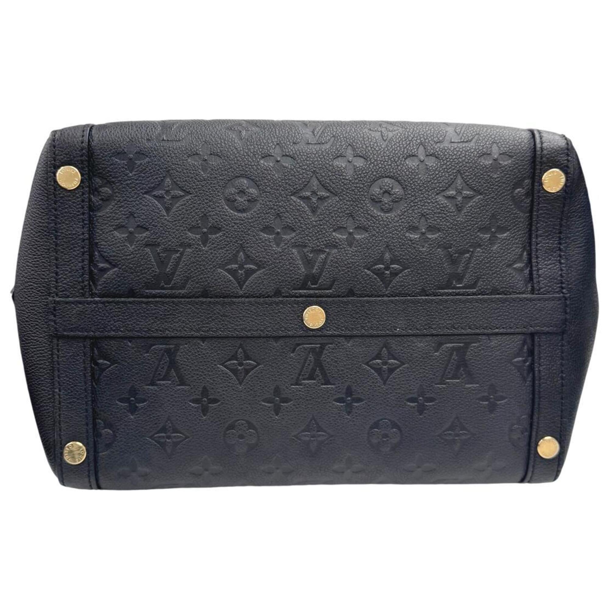 Louis Vuitton Black Noir Monogram Empreinte Handbag (Pre-Owned)