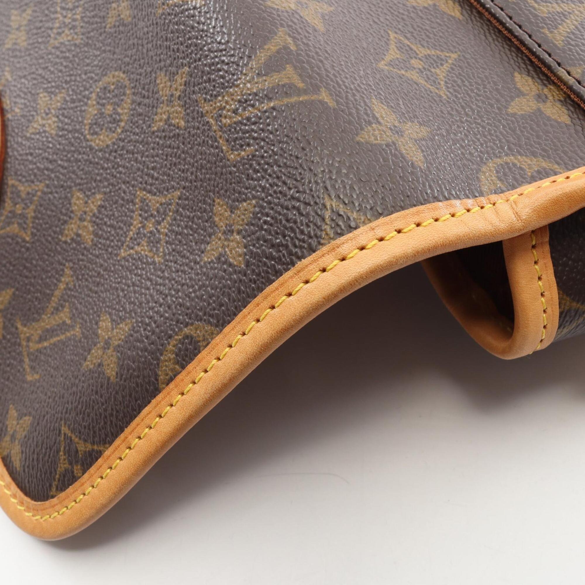 Louis Vuitton Brown Pvc Leather Handbag Shoulder Bag (Pre-Owned)
