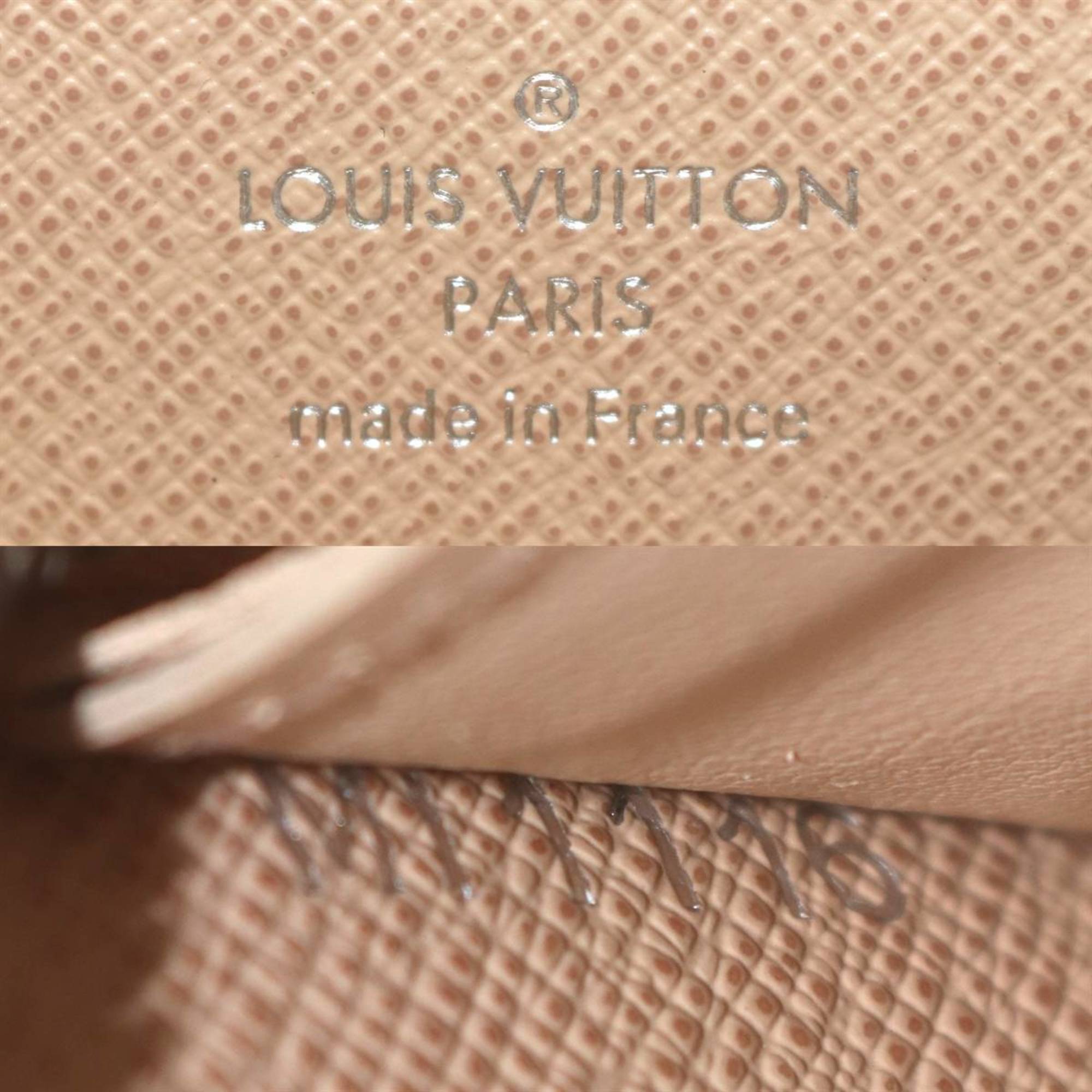 Louis Vuitton Beige Pink Long Wallet (Bi-Fold) (Pre-Owned)