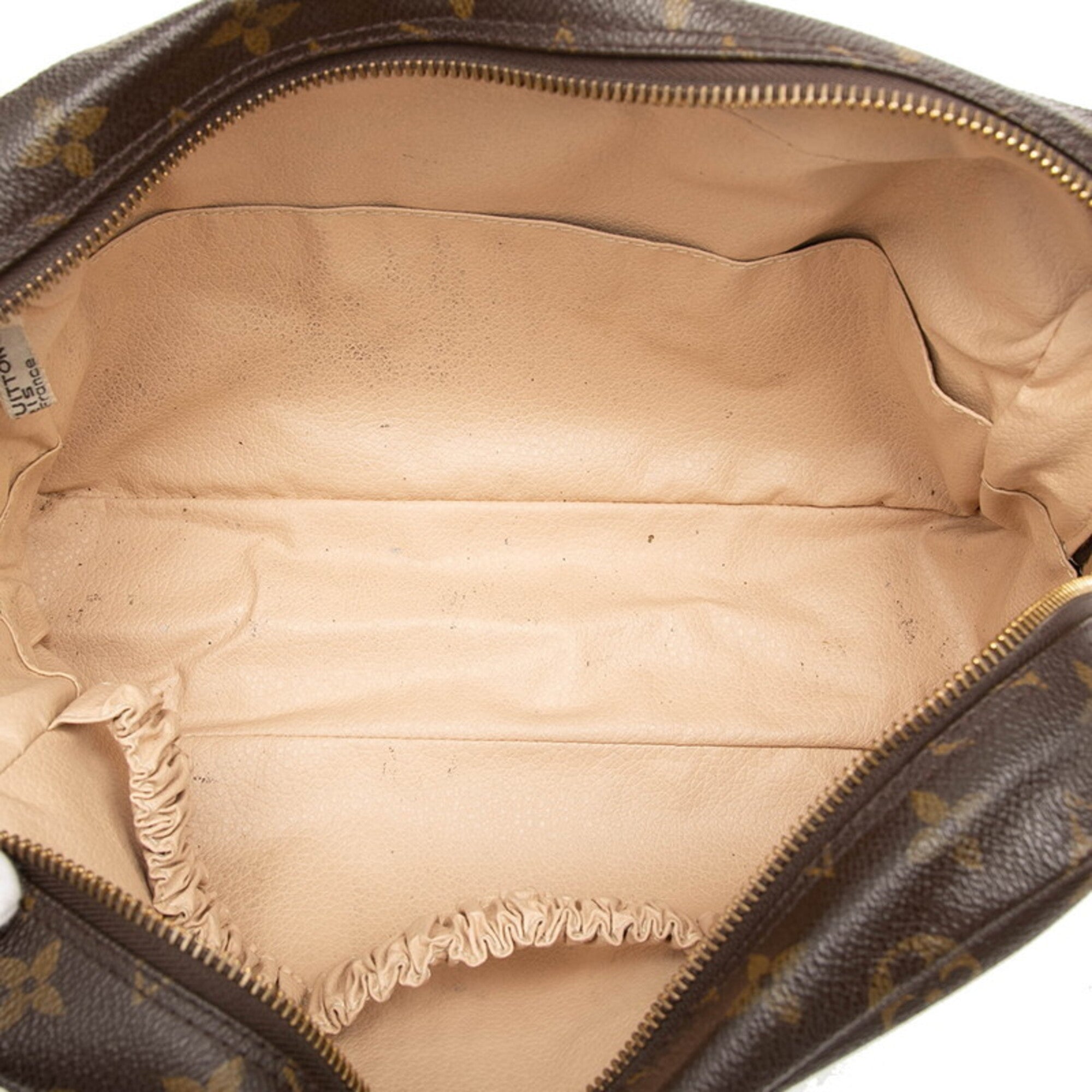 Louis Vuitton Brown Pvc Leather Clutch Bag (Pre-Owned)