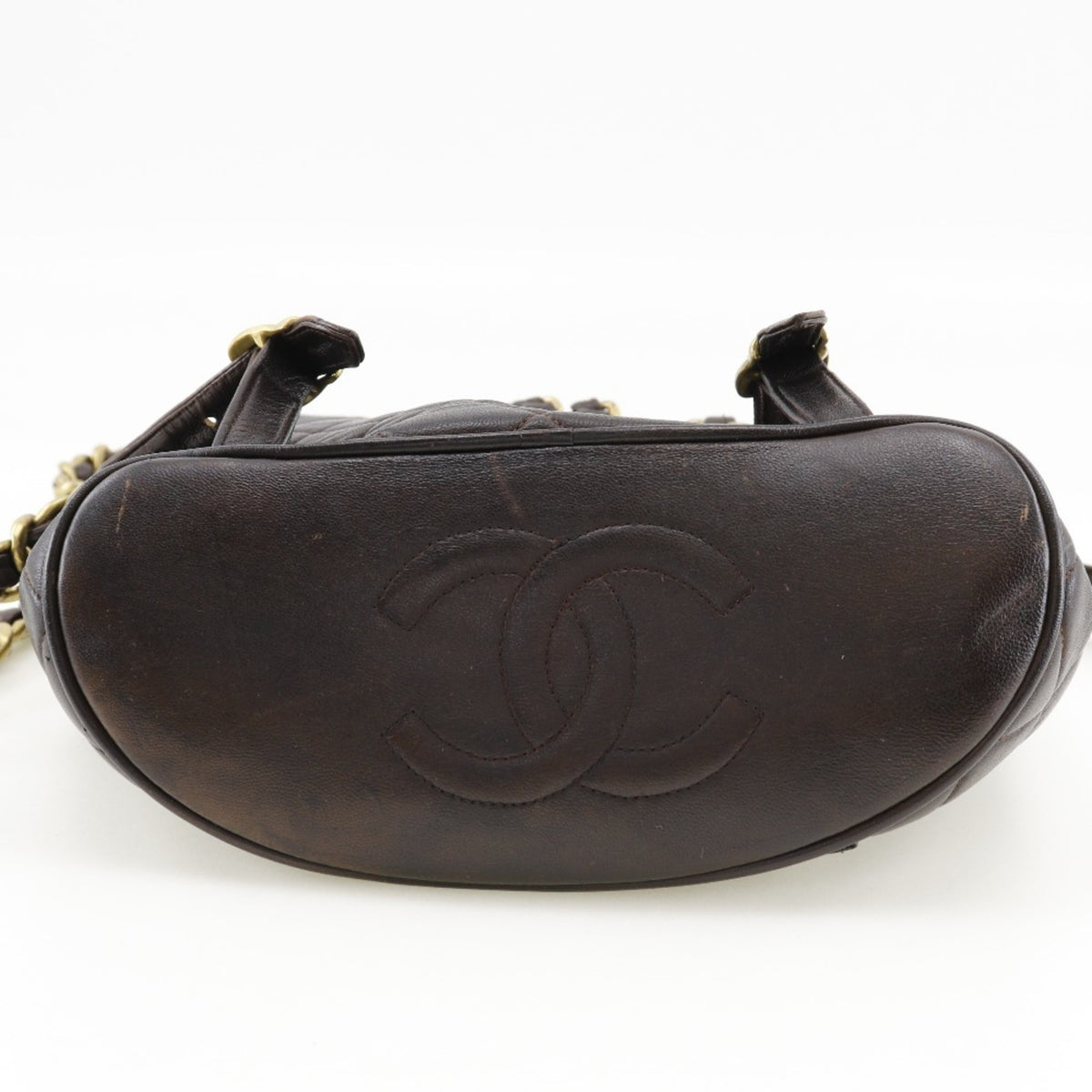 Chanel Brown Leather Backpack (Pre-Owned)