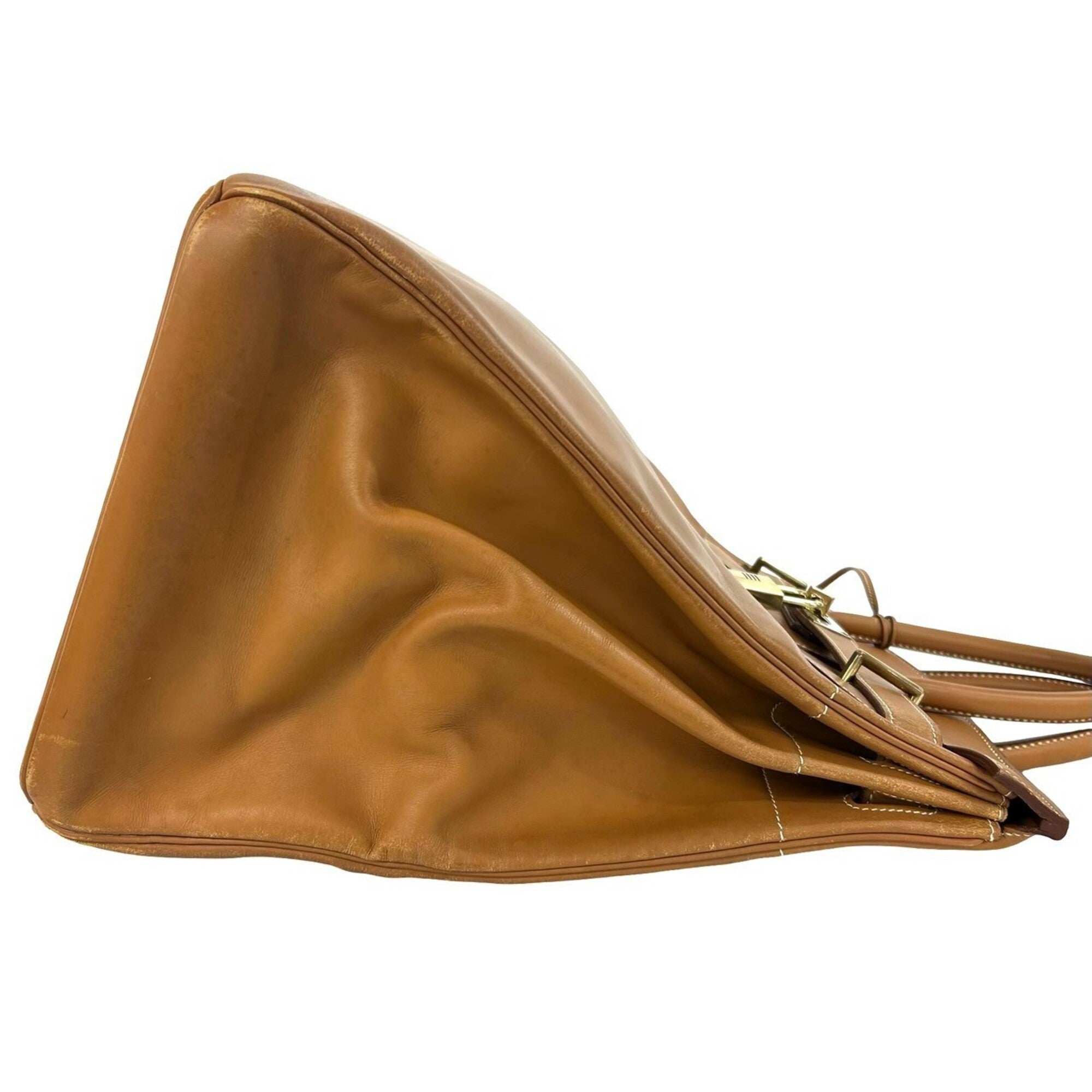 Hermes Brown Vache Leather Handbag (Pre-Owned)