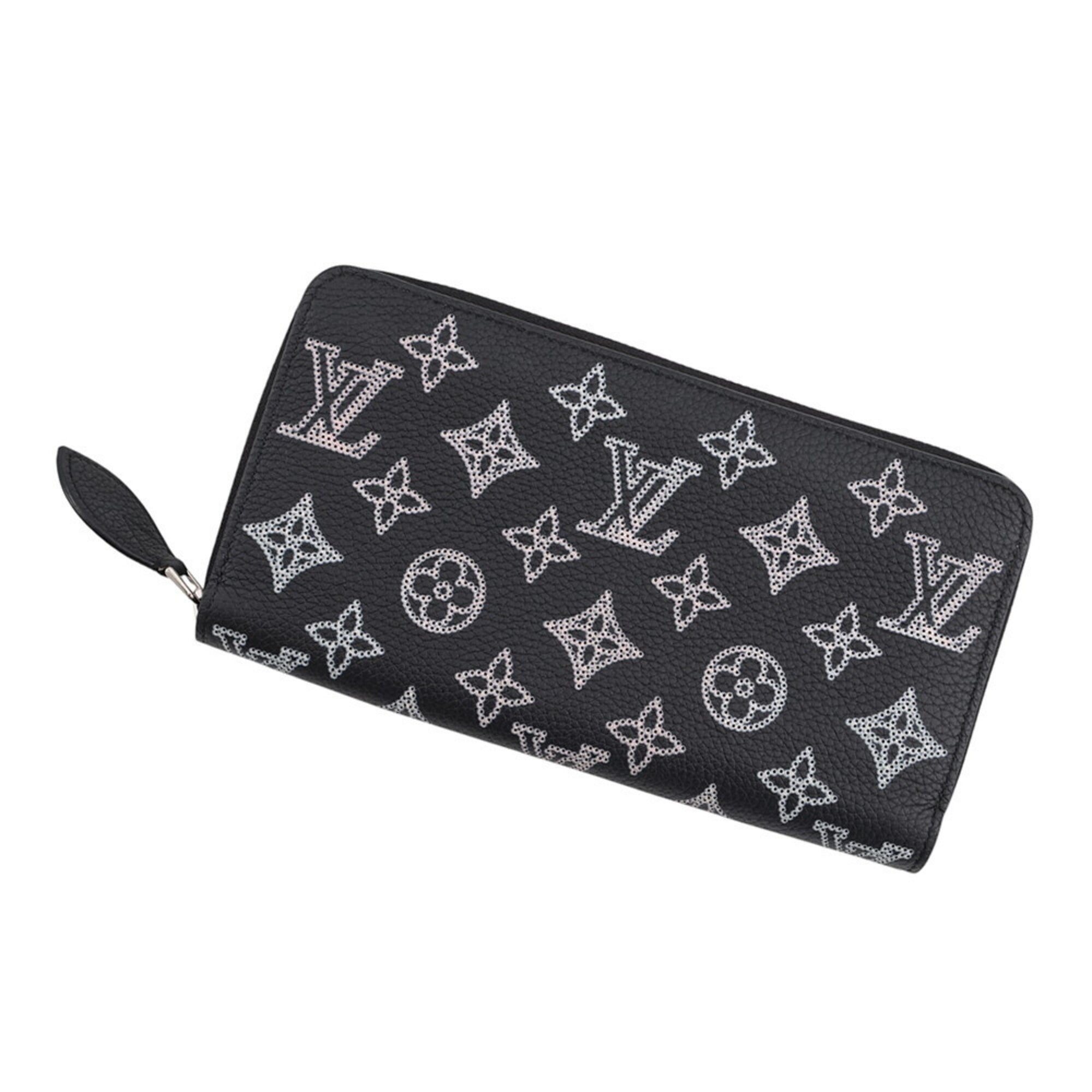 Louis Vuitton Mahina Pink Mahina Leather Long Wallet (Bi-Fold) (Pre-Owned)