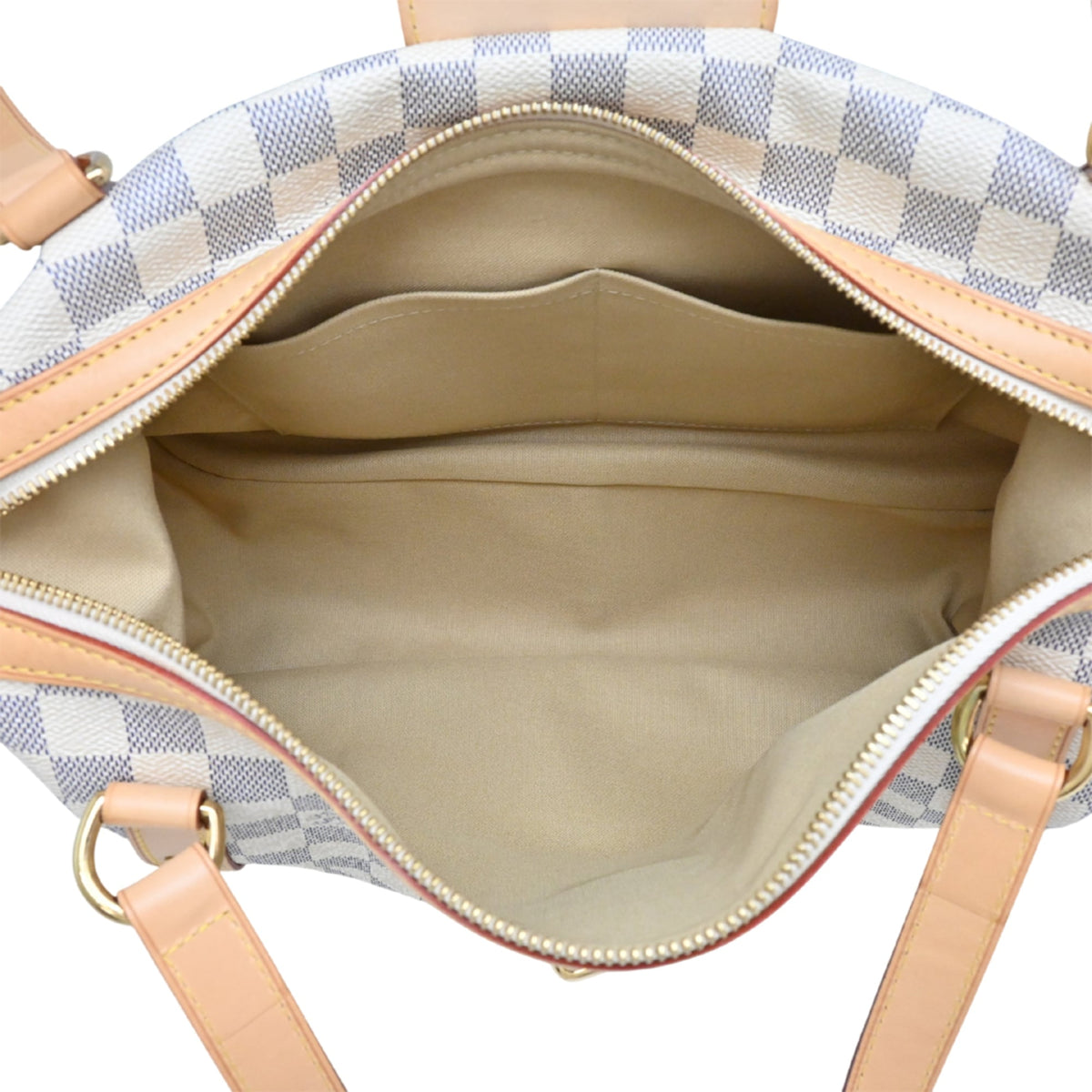 Louis Vuitton White Damier Azur Tote Bag (Pre-Owned)