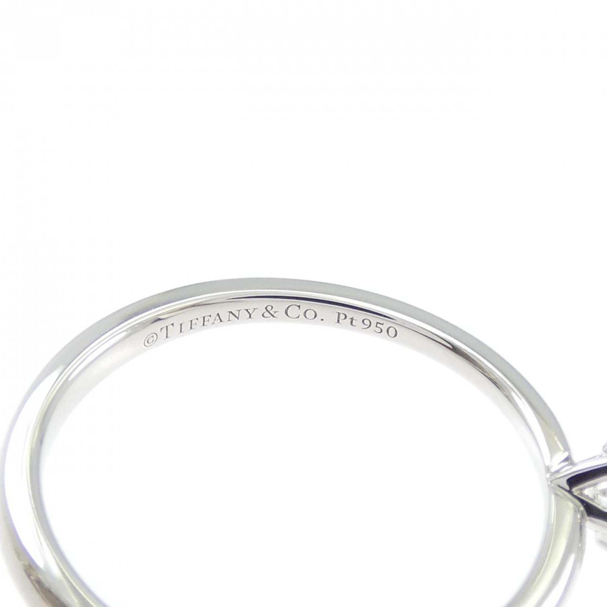 Tiffany Platinum Platinum 950 Band Ring (Pre-Owned)