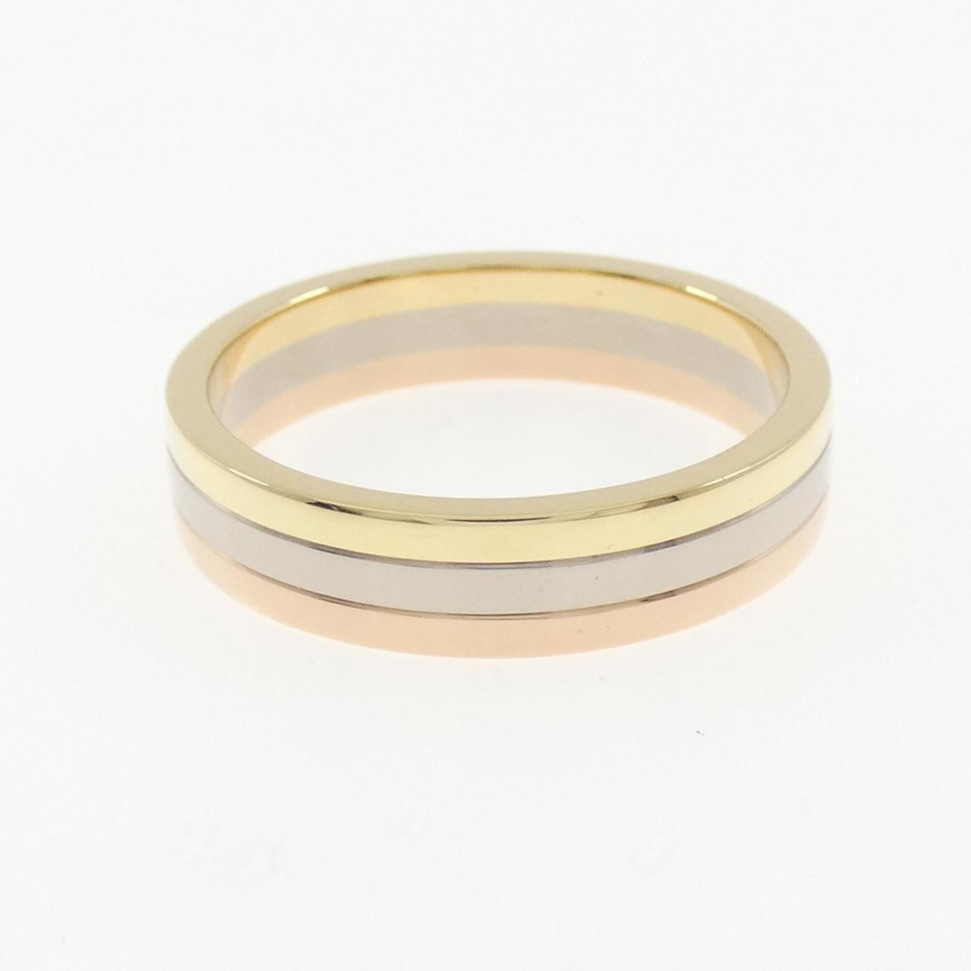 Cartier Pink Gold White Gold Yellow Gold Yellow Gold (18K) Pink Gold (18K) White Gold (18K) Band Ring (Pre-Owned)