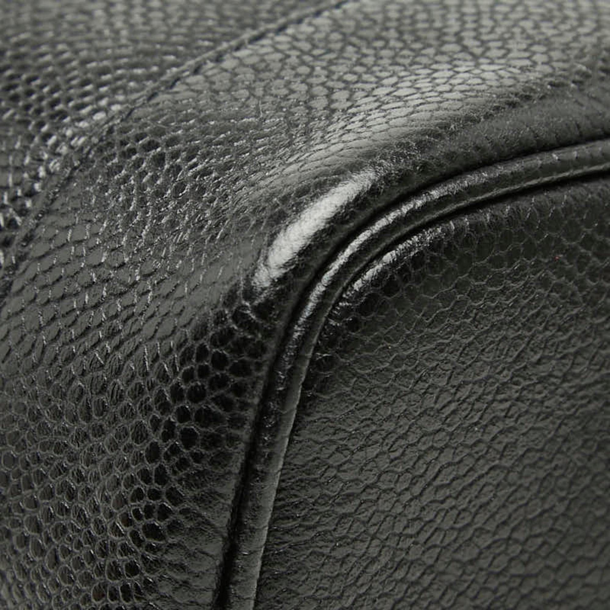 Chanel Black Grained Calfskin Vanity Bag (Pre-Owned)
