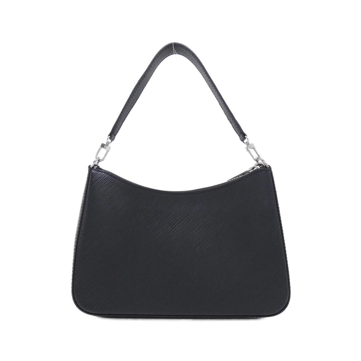 Louis Vuitton Black Leather Pouch Shoulder Bag (Pre-Owned)