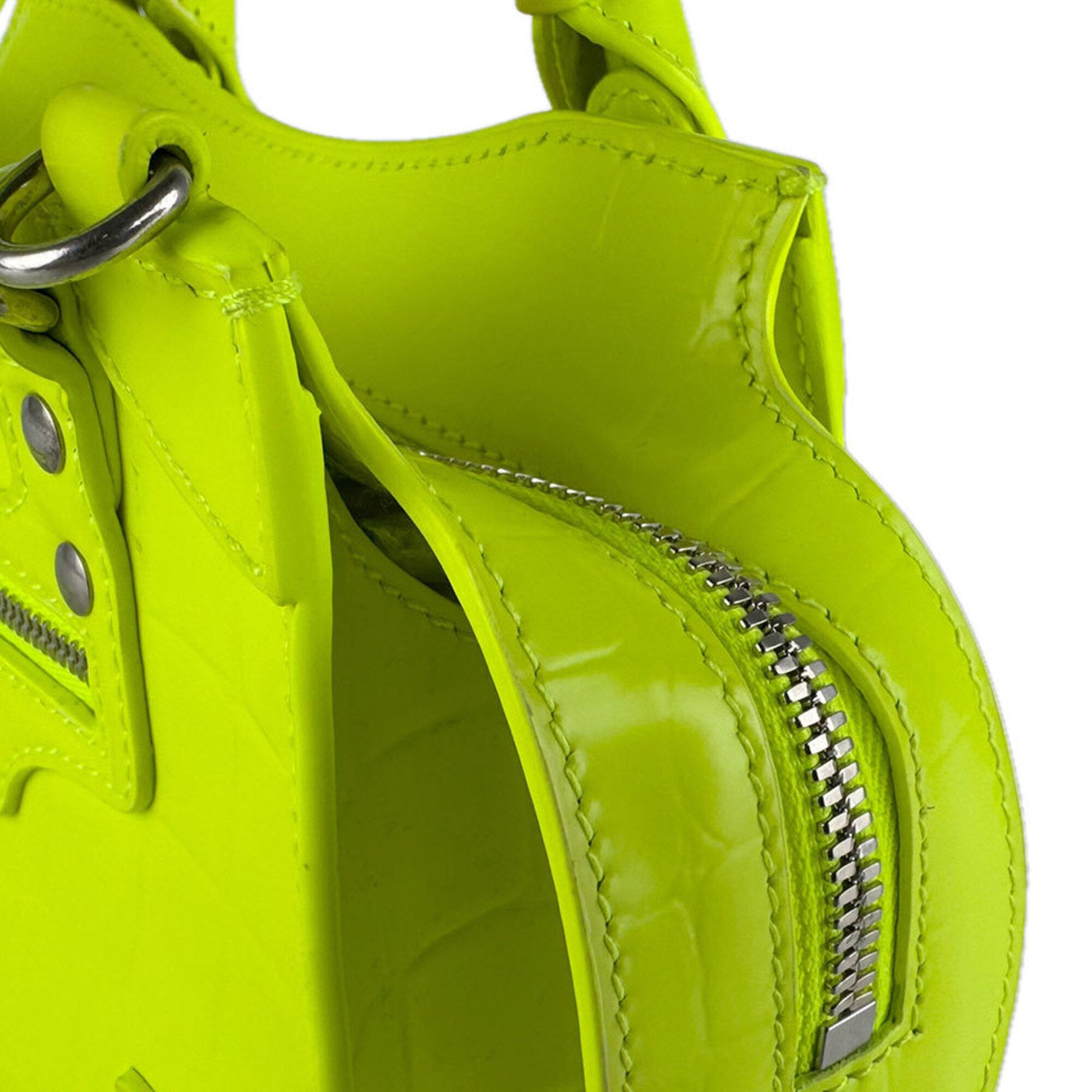 Balenciaga Yellow Leather Handbag Shoulder Bag (Pre-Owned)