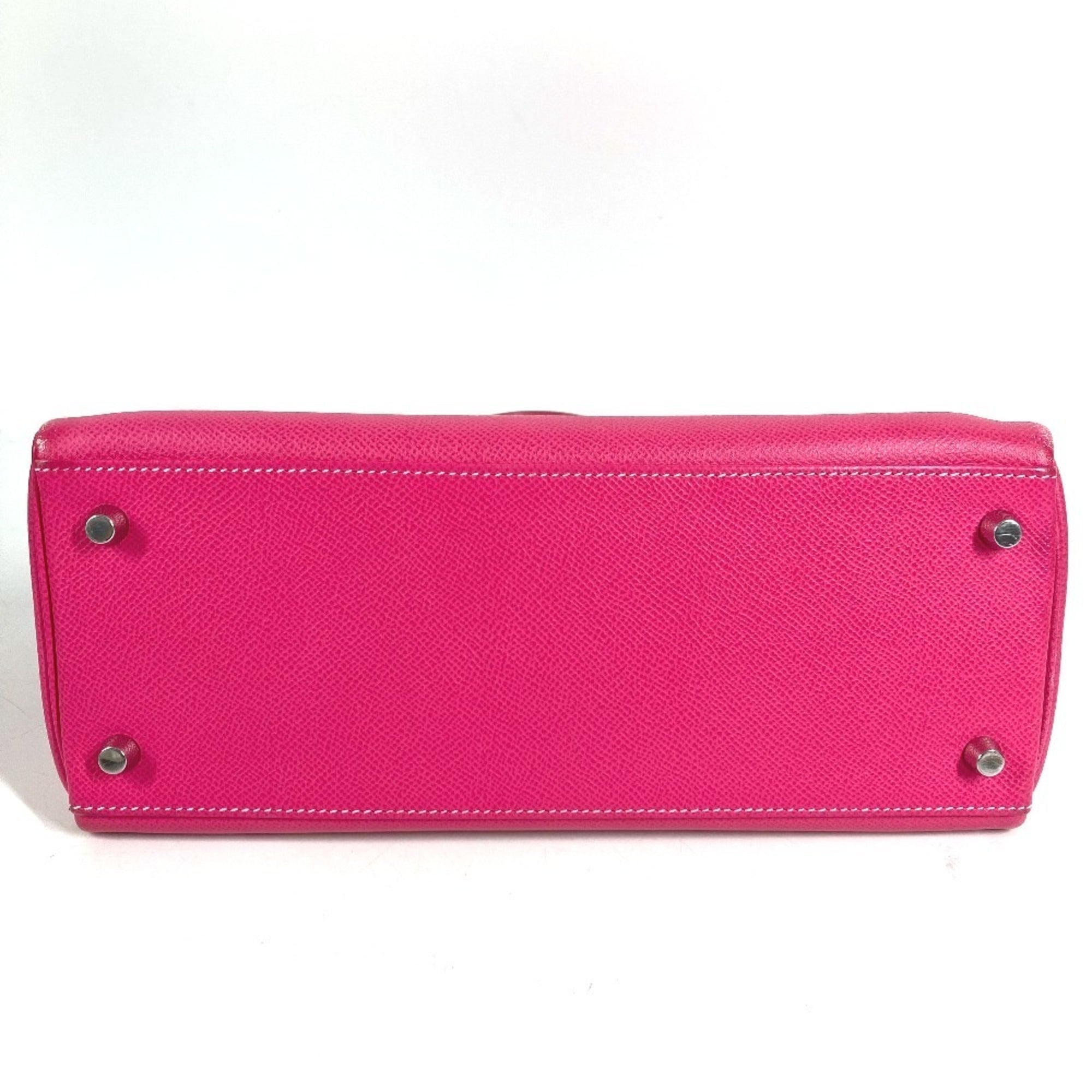 Hermes Pink Epsom Leather Handbag Shoulder Bag (Pre-Owned)