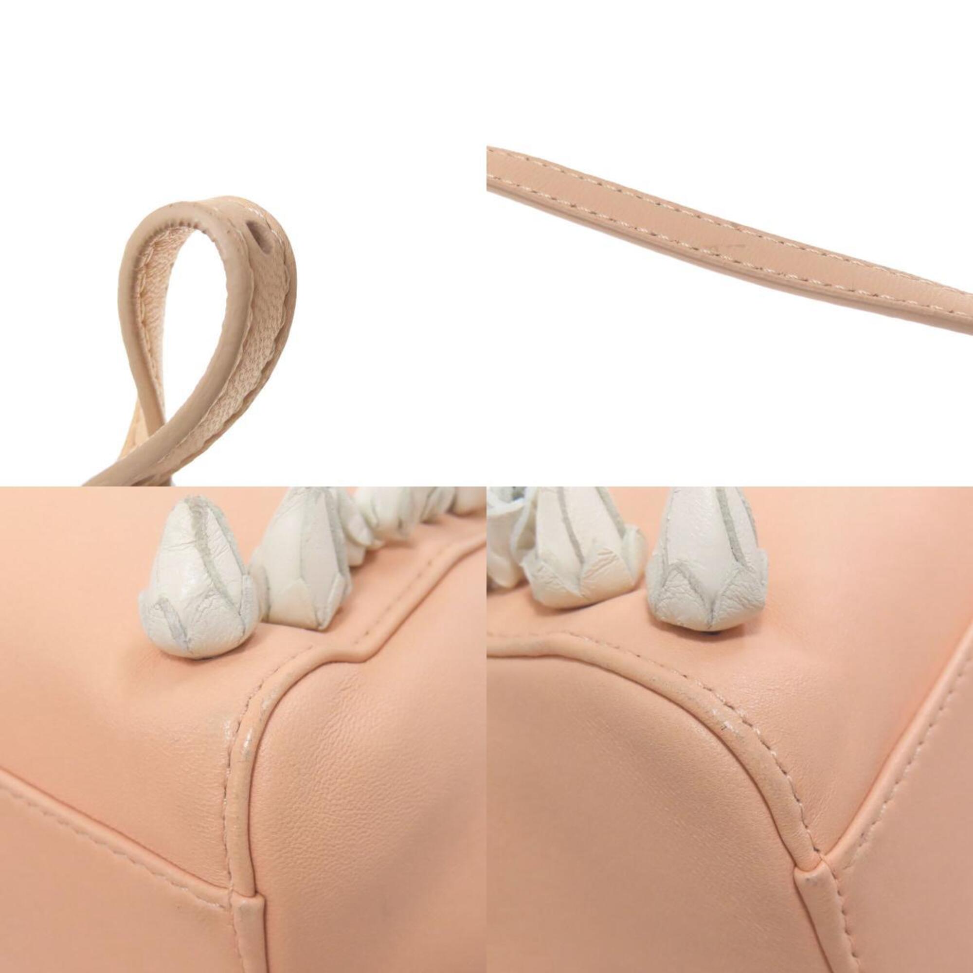 Fendi Pink Leather Handbag (Pre-Owned)