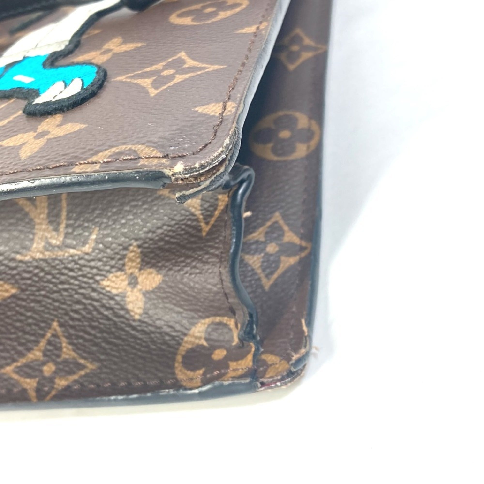 Louis Vuitton Brown Galle Monogram Monogram Shoulder Bag Tote Bag (Pre-Owned)