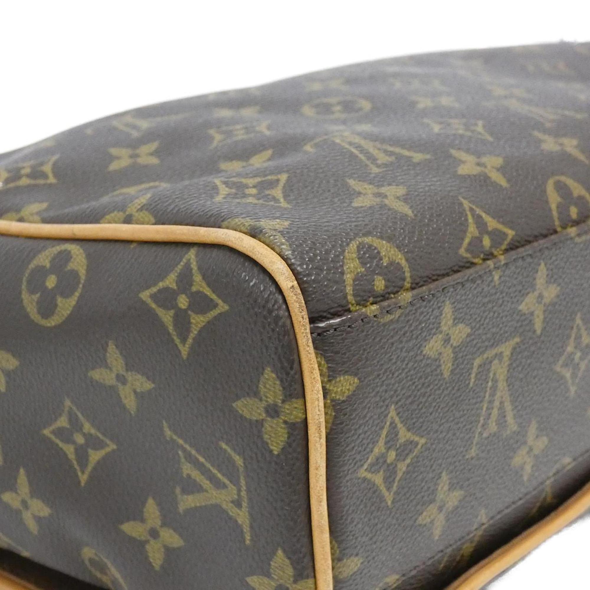 Louis Vuitton Marron Coated Canvas Shoulder Bag (Pre-Owned)