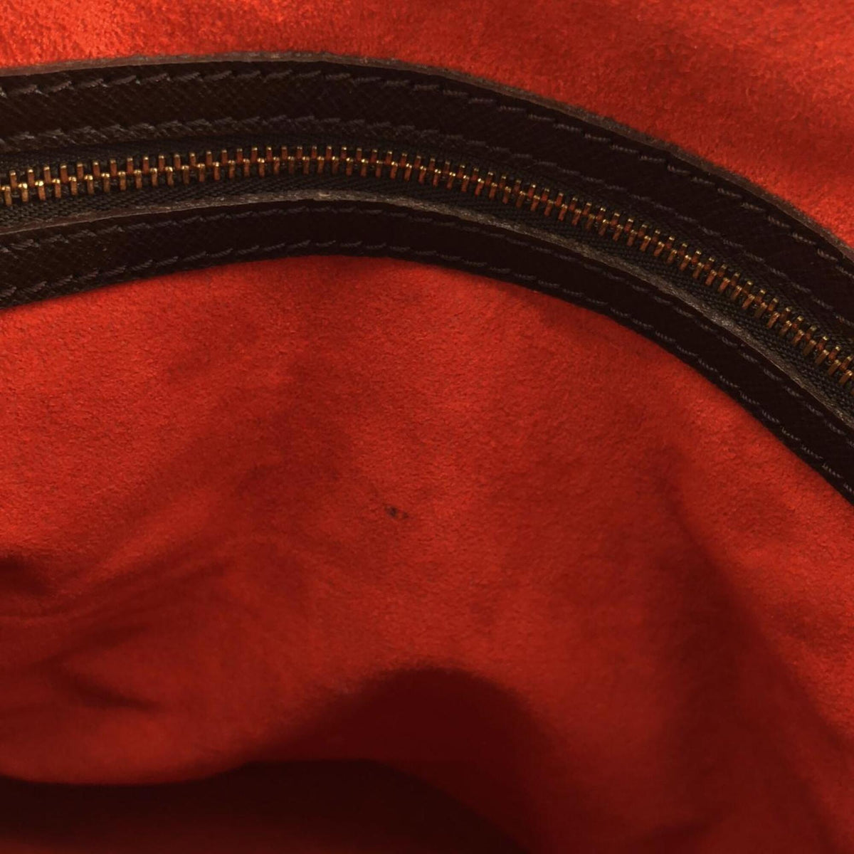 Louis Vuitton Ebene Coated Canvas Pouch Shoulder Bag (Pre-Owned)