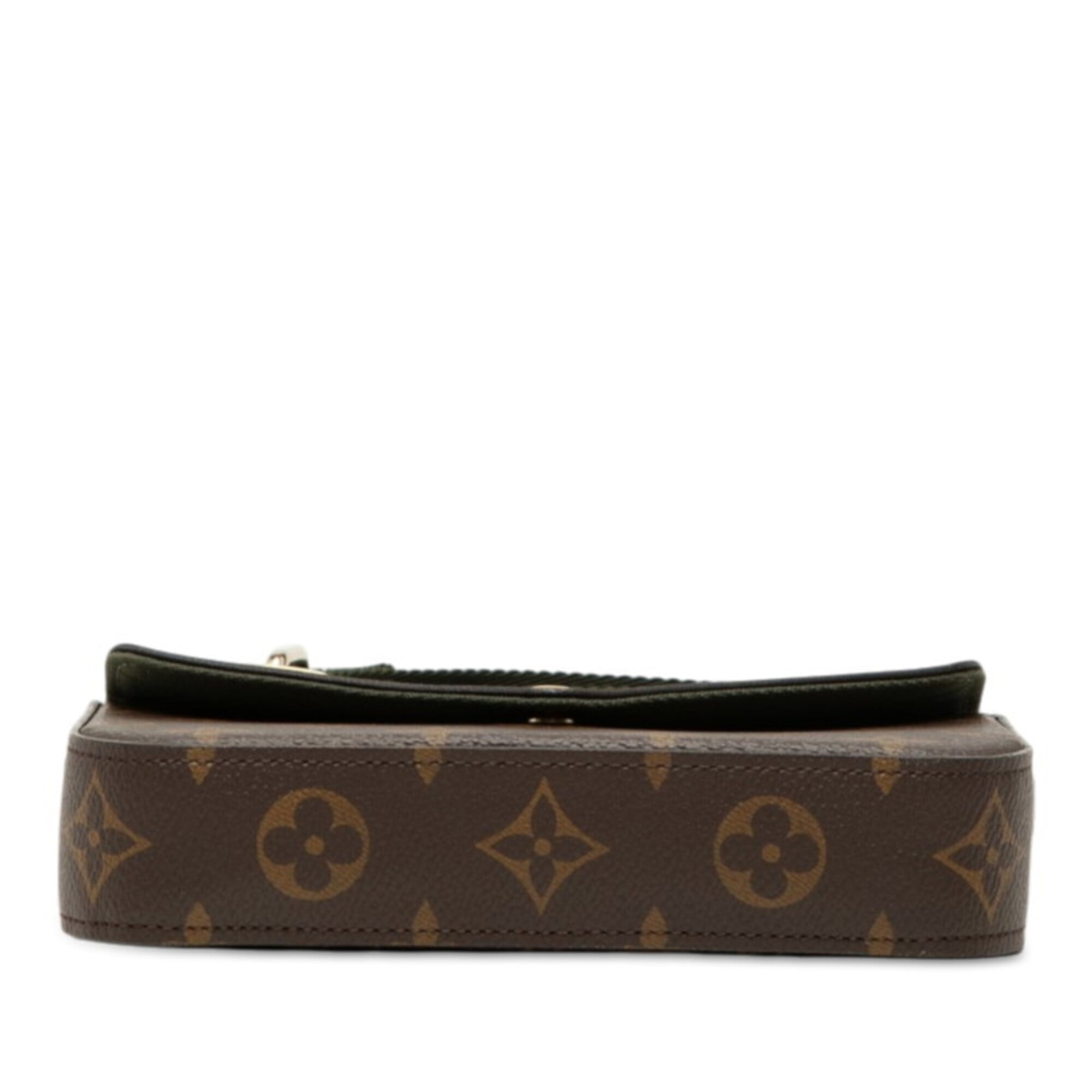 Louis Vuitton Brown Monogram Monogram Pochette Pouch Shoulder Bag (Pre-Owned)