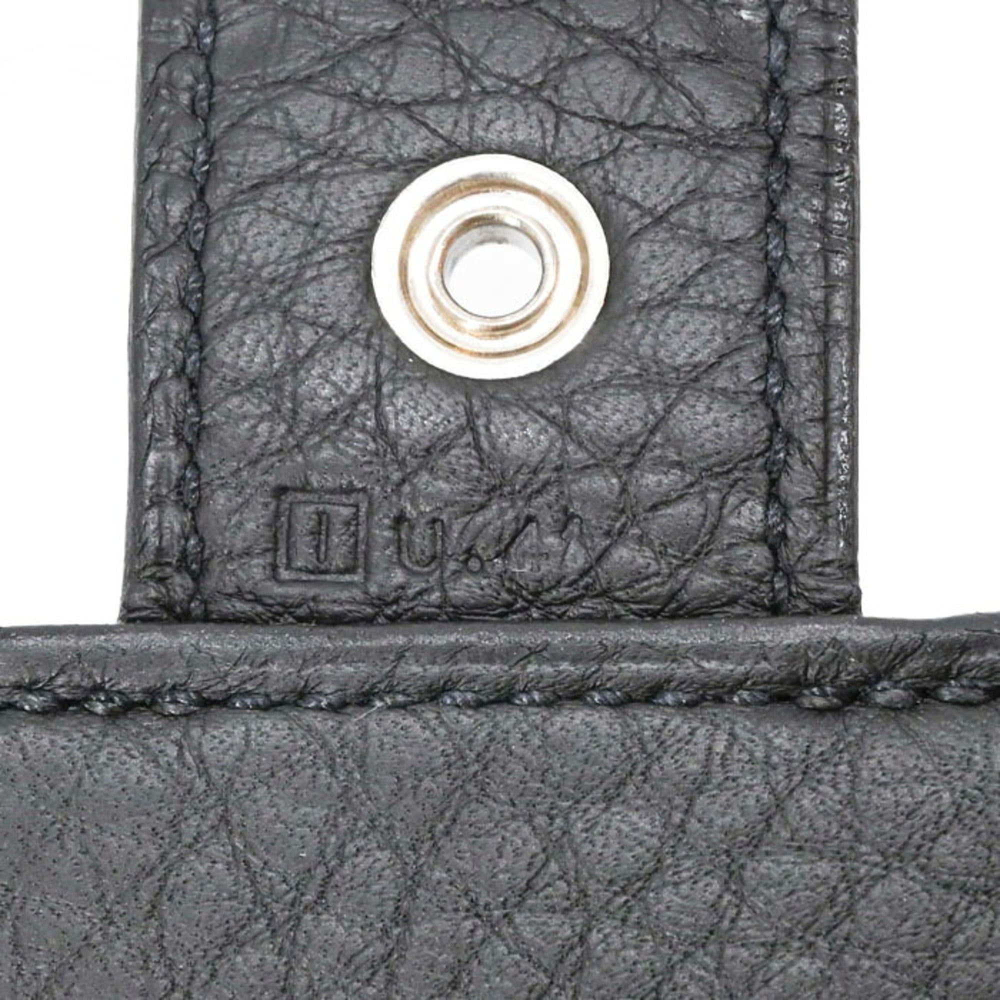 Hermes Black Taurillon Clemence Leather Handbag (Pre-Owned)