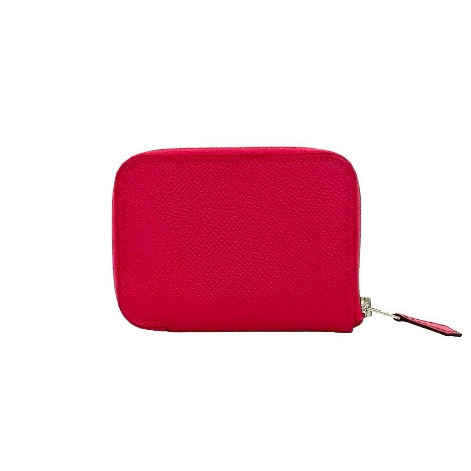 Hermes Pink Leather Coin Purse/Coin Case (Pre-Owned)