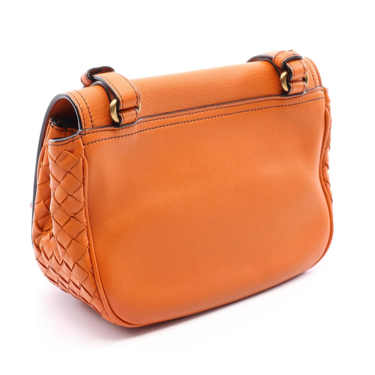 Bottega Veneta Brown Leather Shoulder Bag (Pre-Owned)