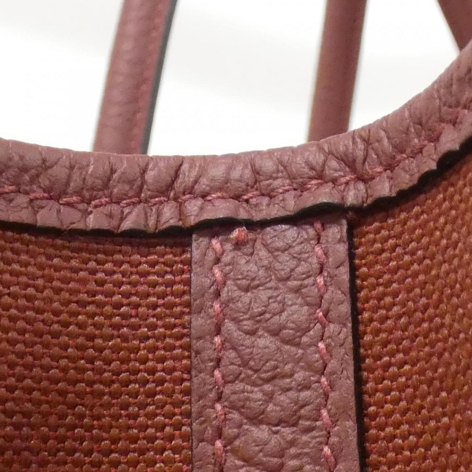 Hermes Rouge H Country Leather Handbag (Pre-Owned)