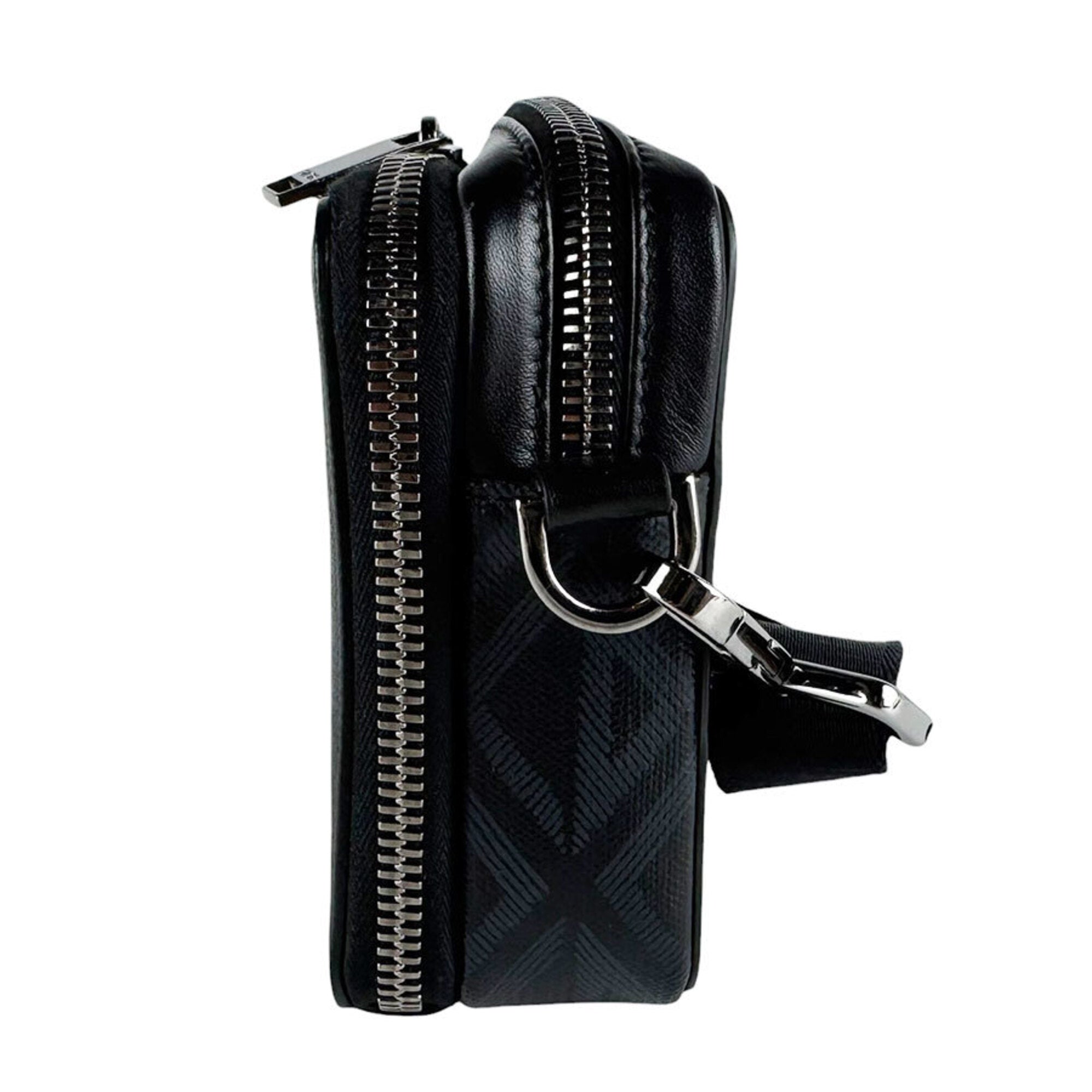 Christian Dior Black Coated Canvas Shoulder Bag (Pre-Owned)