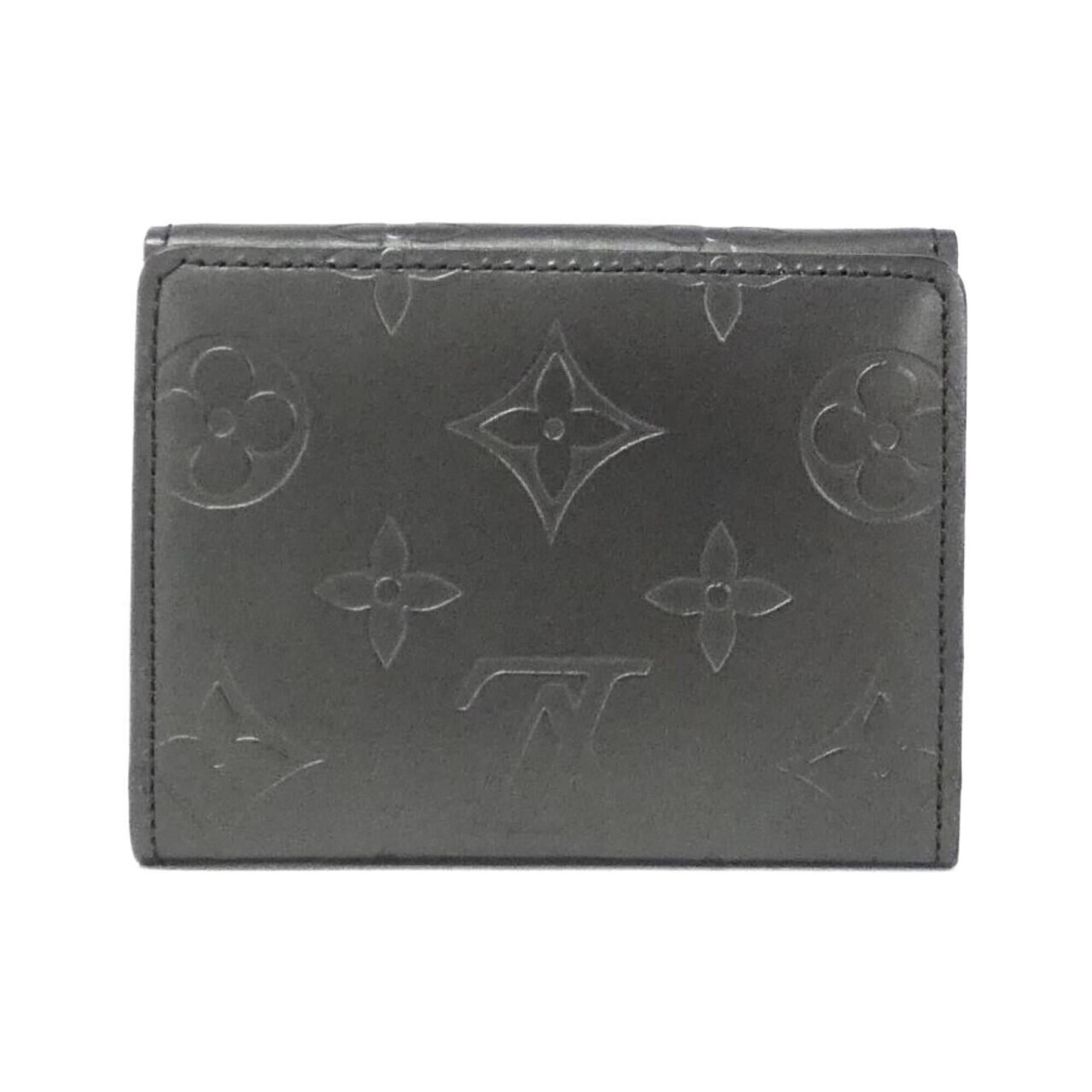 Louis Vuitton Black Coated Canvas Leather Coin Purse/Coin Case (Pre-Owned)