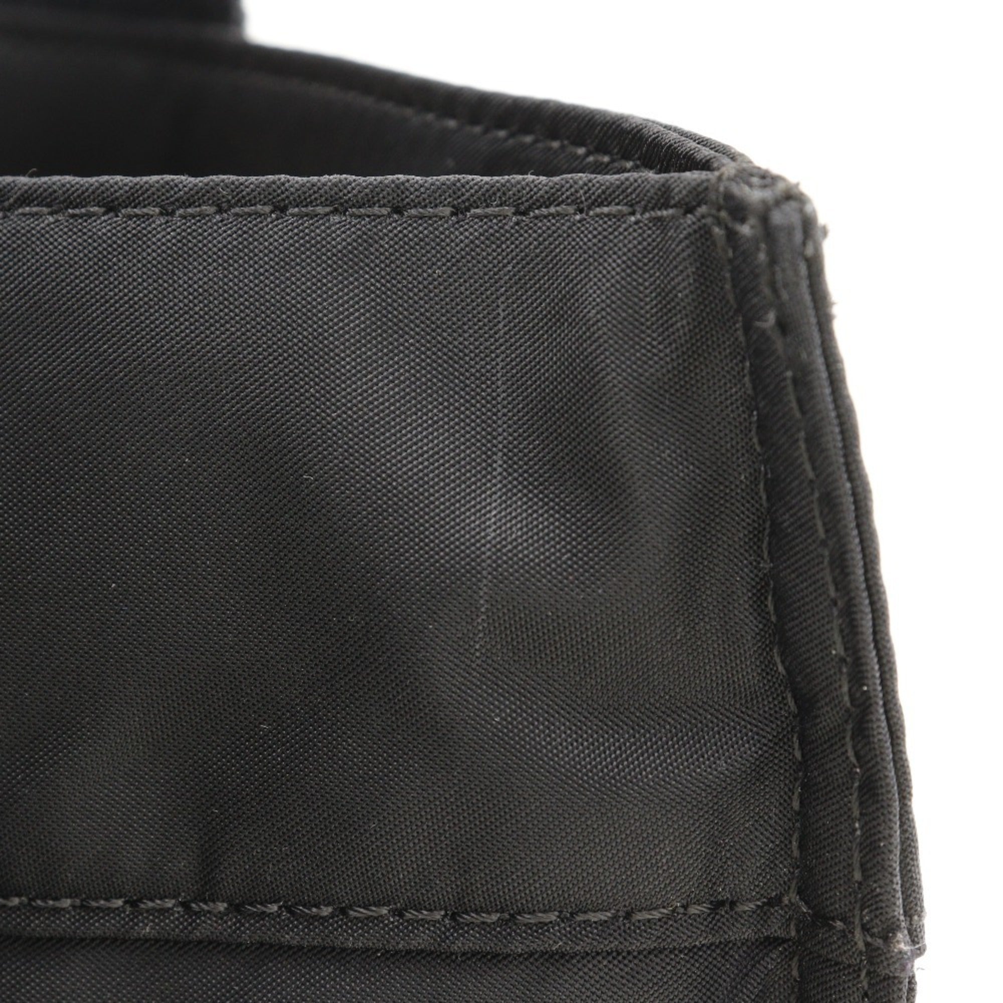 Tory Burch Black Nylon Patent Leather Handbag Tote Bag (Pre-Owned)