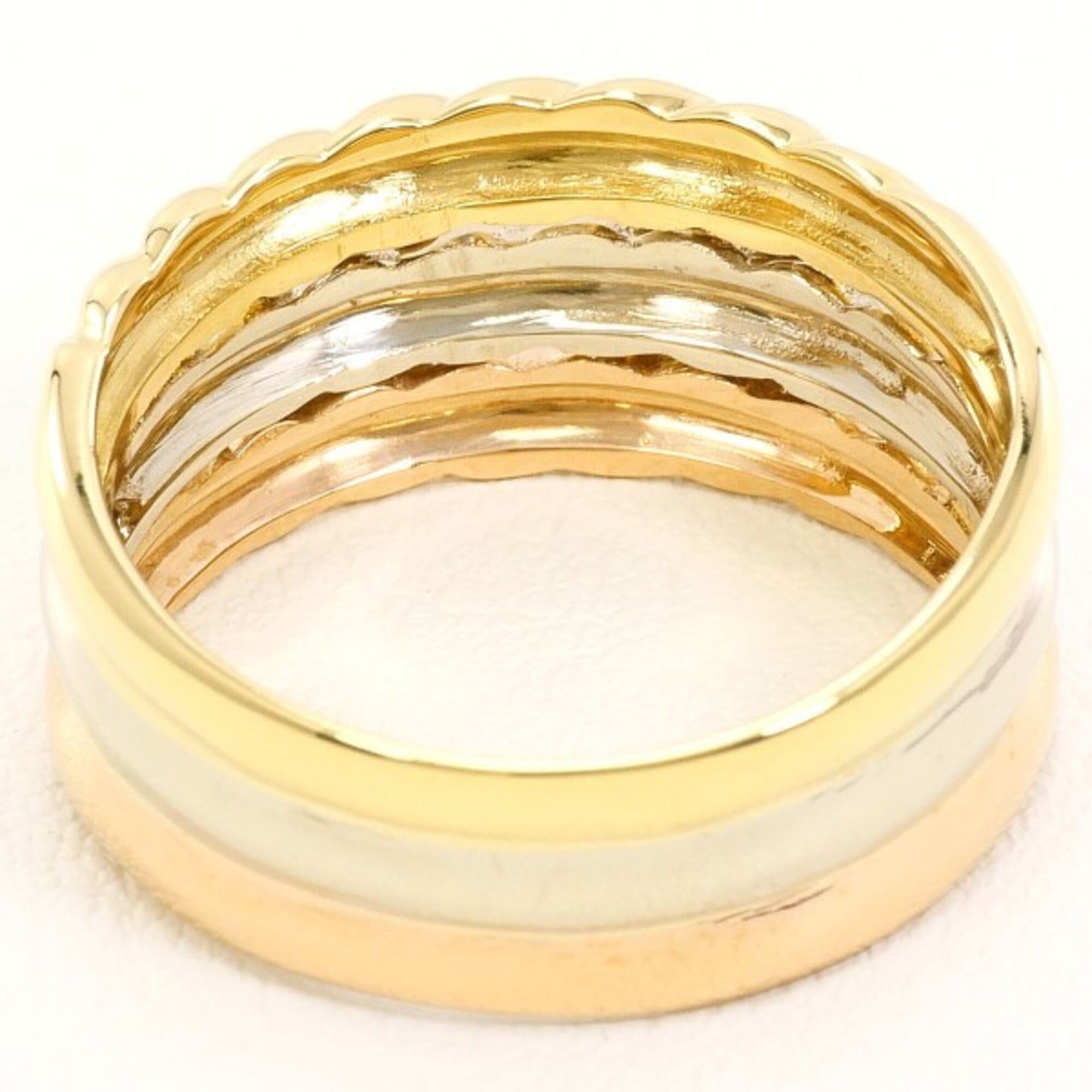 Unbranded Pink Gold White Gold Yellow Gold Yellow Gold (18K) Pink Gold (18K) White Gold (18K) Band Ring (Pre-Owned)