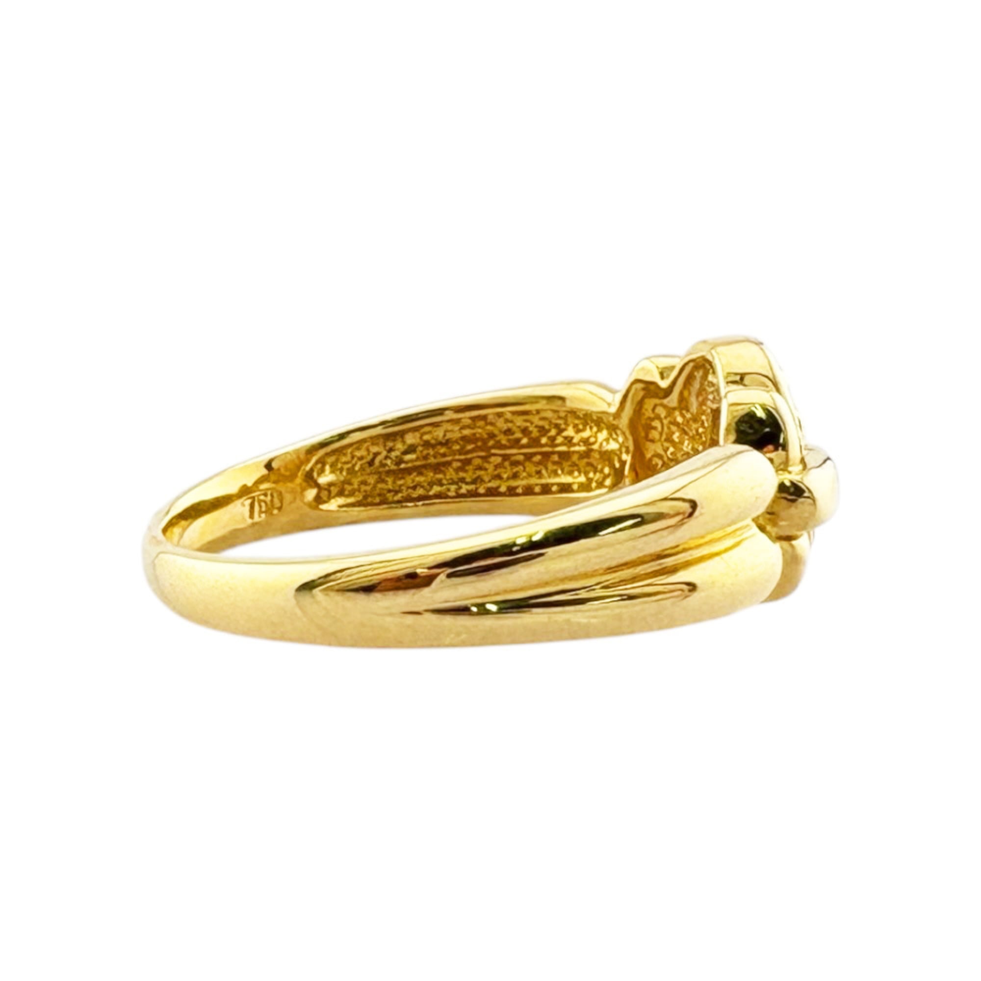 Christian Dior Gold Yellow Gold (18K) Band Ring (Pre-Owned)