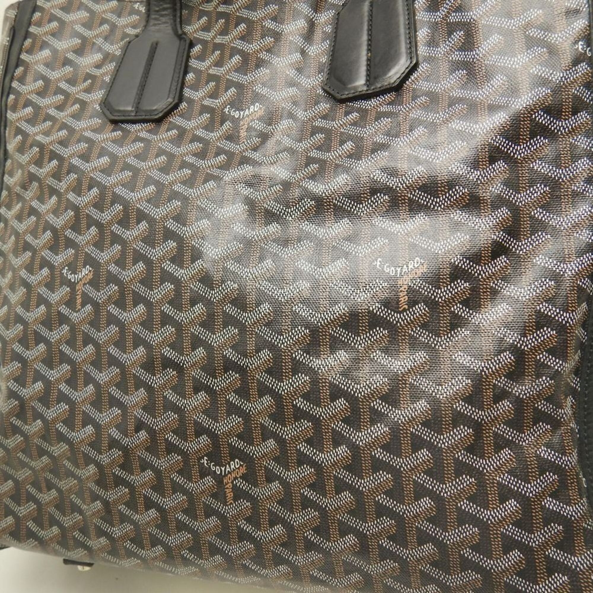 Goyard Black Coated Canvas Tote Bag (Pre-Owned)