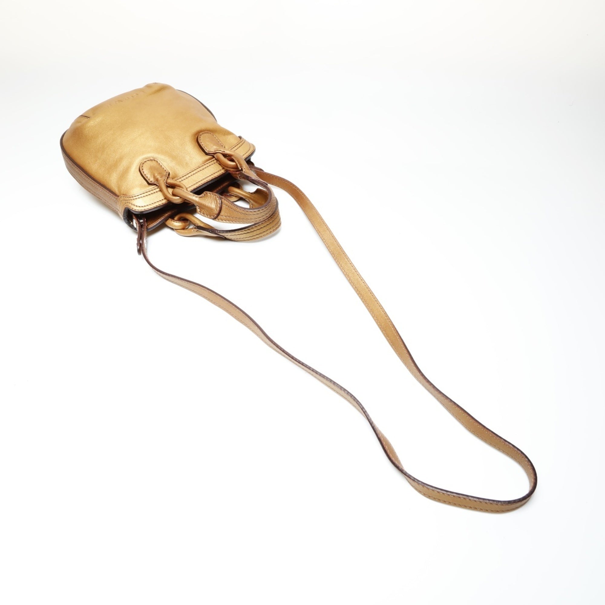 Loewe Gold Leather Tote Bag (Pre-Owned)